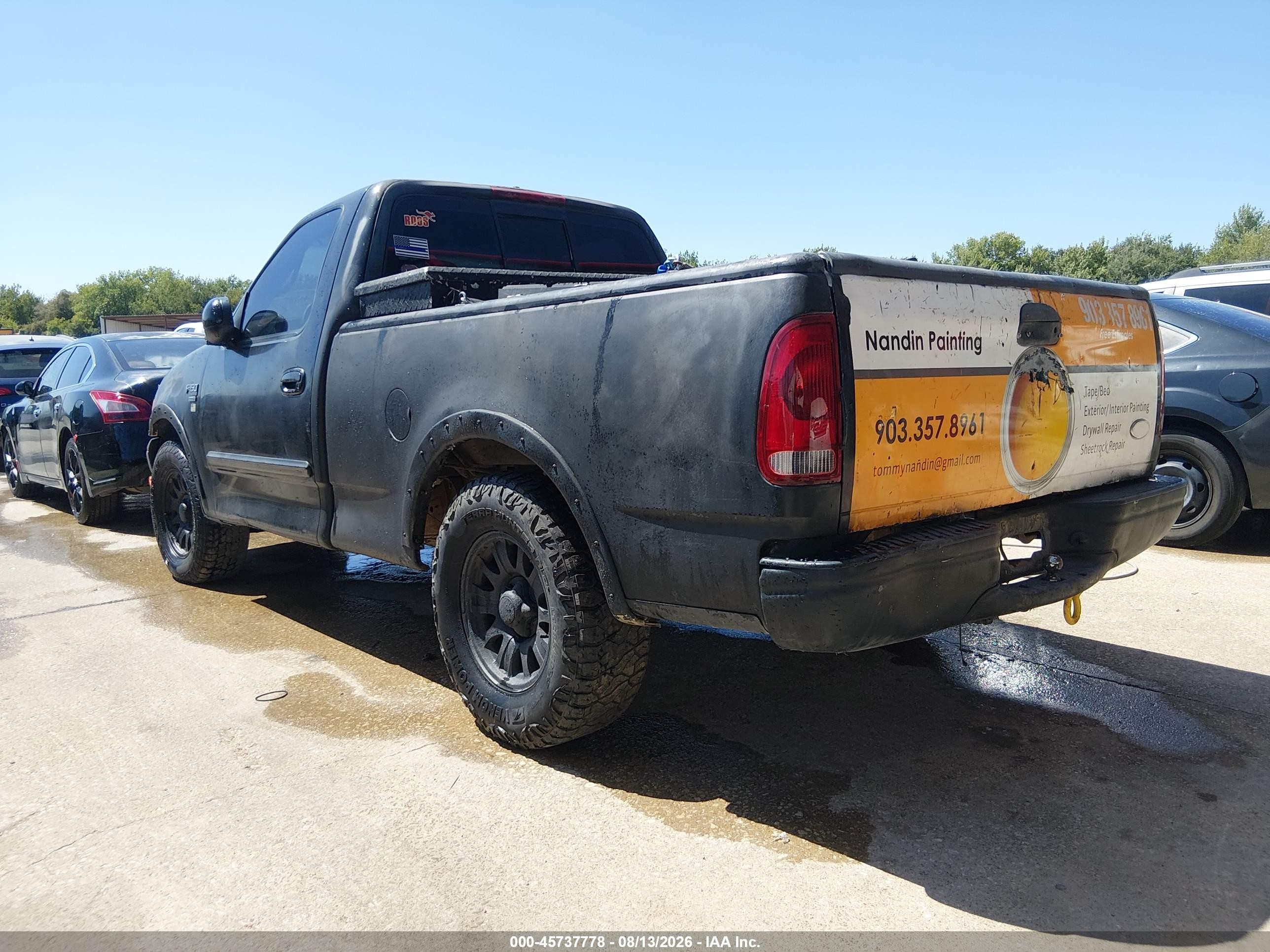 2001 Ford F-150 Xl/xlt Black vin: 1FTRF17W61KA57265