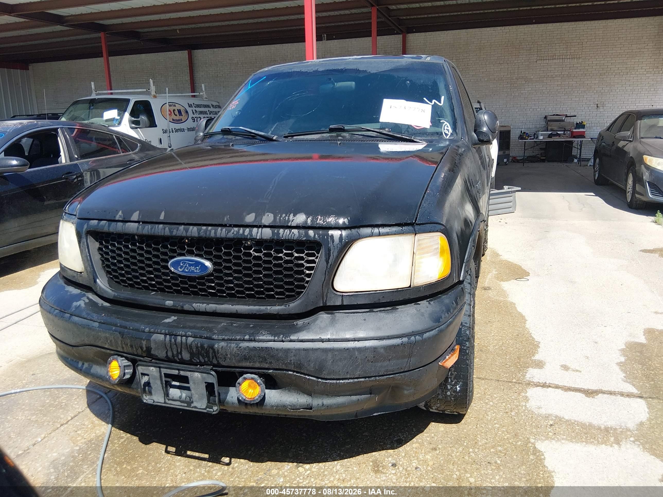 2001 Ford F-150 Xl/xlt Black vin: 1FTRF17W61KA57265