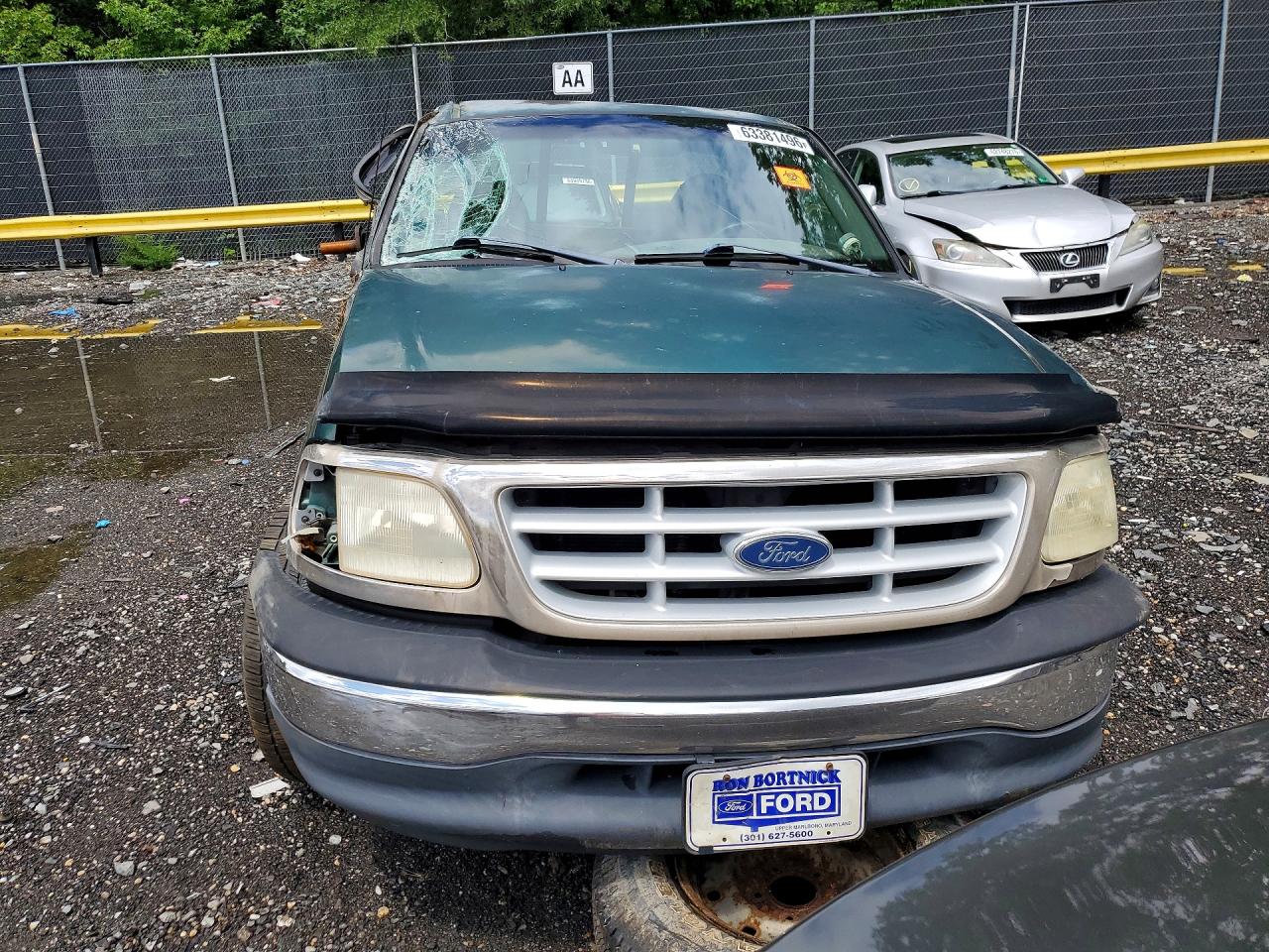 1999 Ford F150 Green vin: 1FTRF17W6XNB24258
