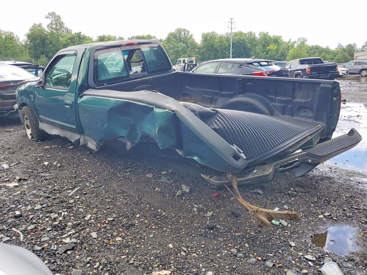 1999 Ford F150 Green vin: 1FTRF17W6XNB24258