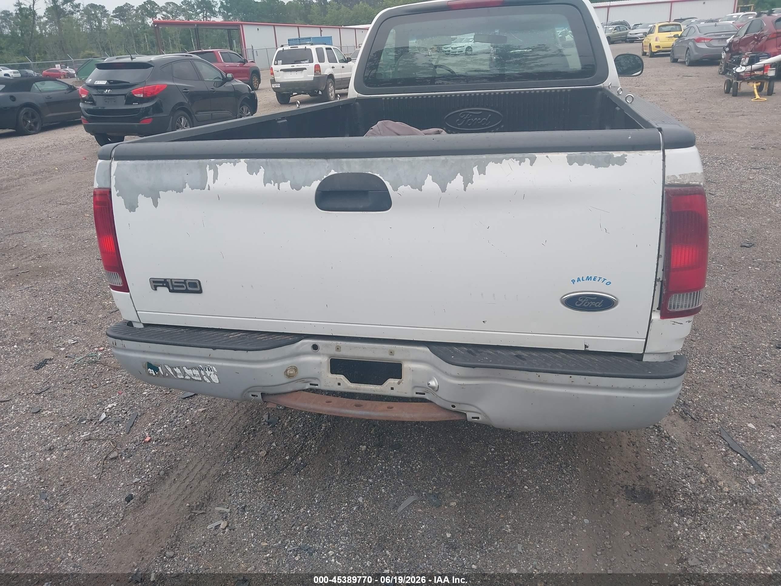 1999 Ford F-150 Lariat/work Series/xl/xlt White vin: 1FTRF17W7XNA91707