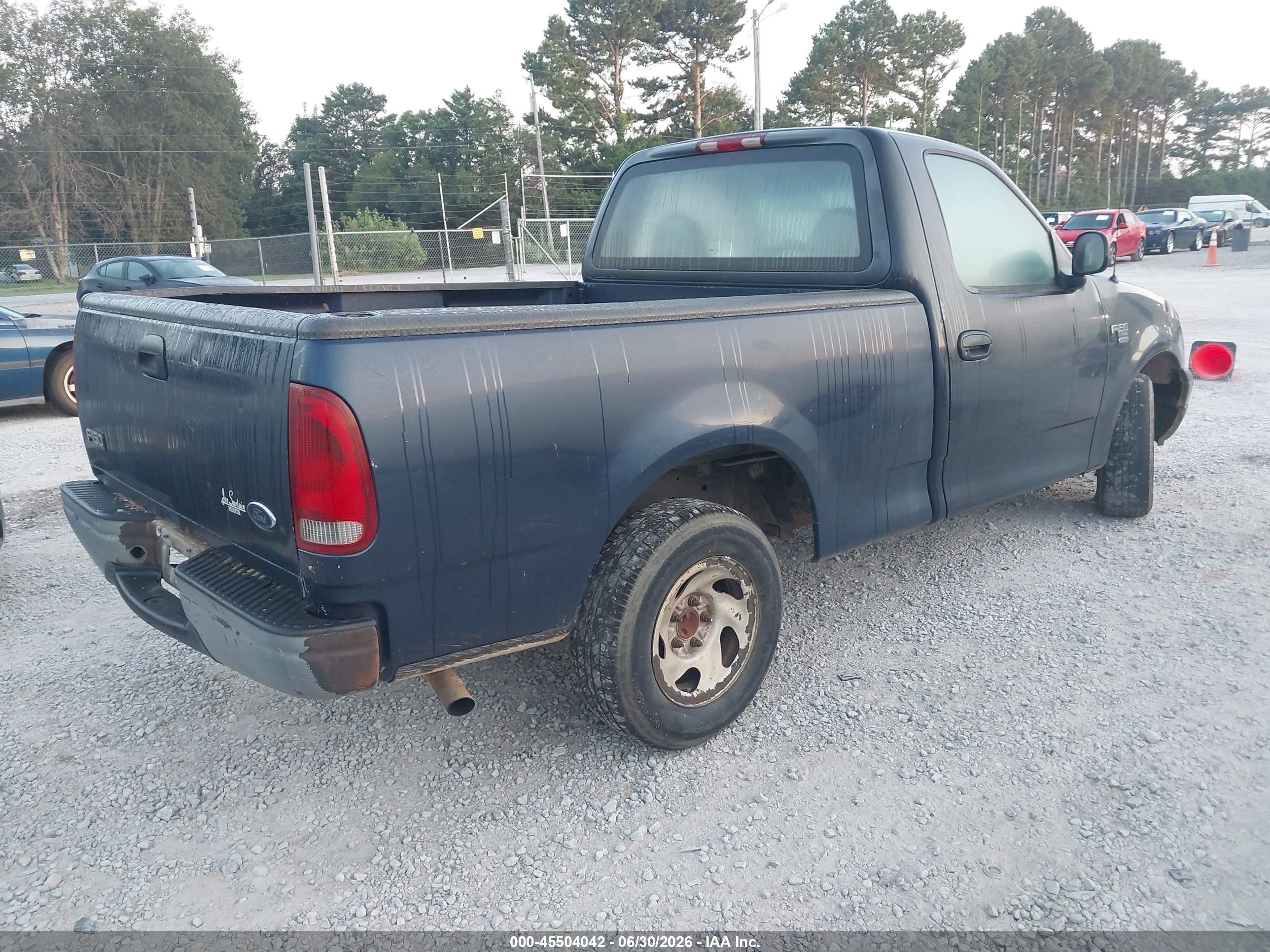 2001 Ford F150   Blue vin: 1FTRF17W81NA89021