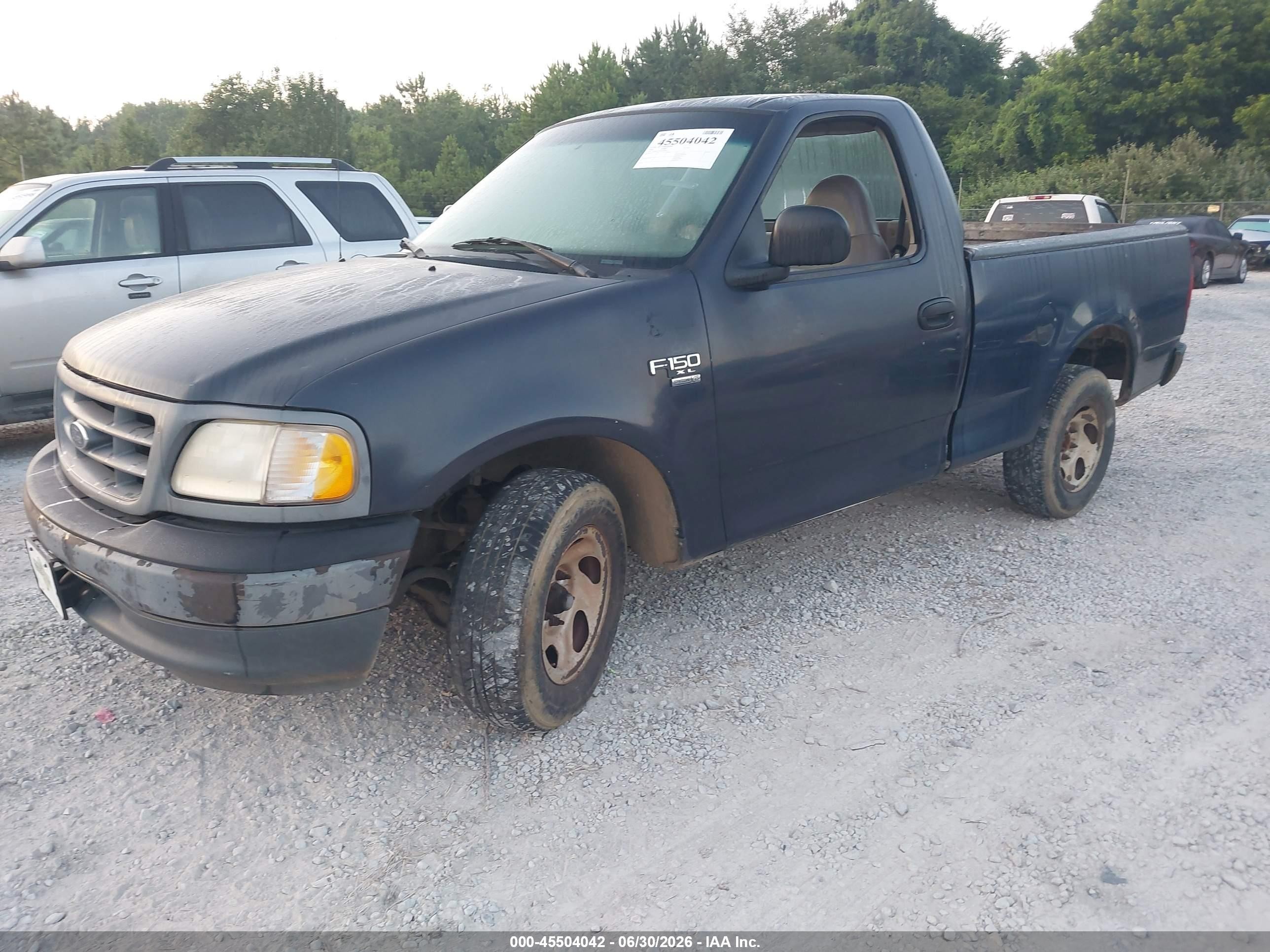 2001 Ford F150   Blue vin: 1FTRF17W81NA89021