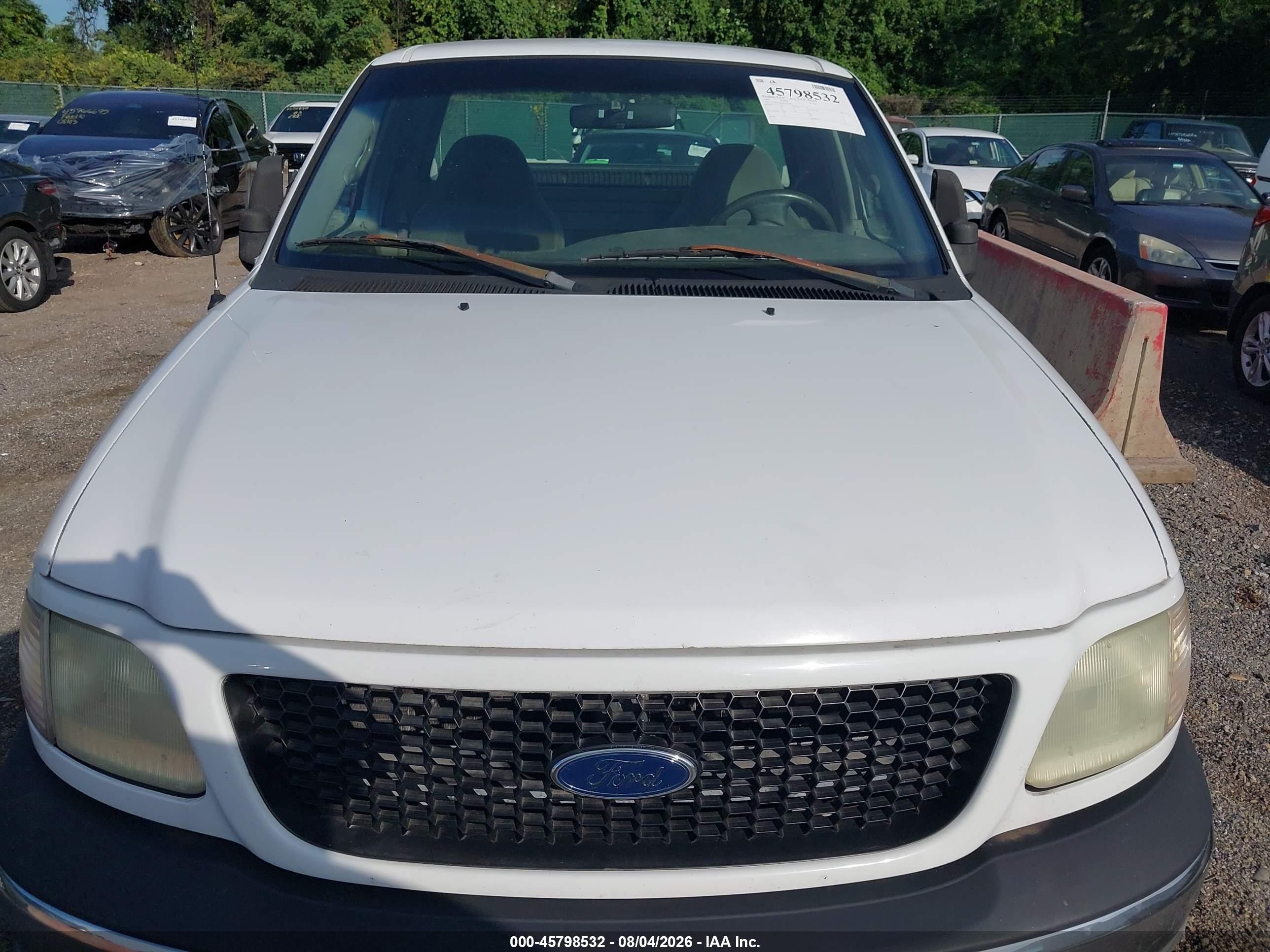 2002 Ford F-150 Xl/xlt Белый vin: 1FTRF17W82NA31086