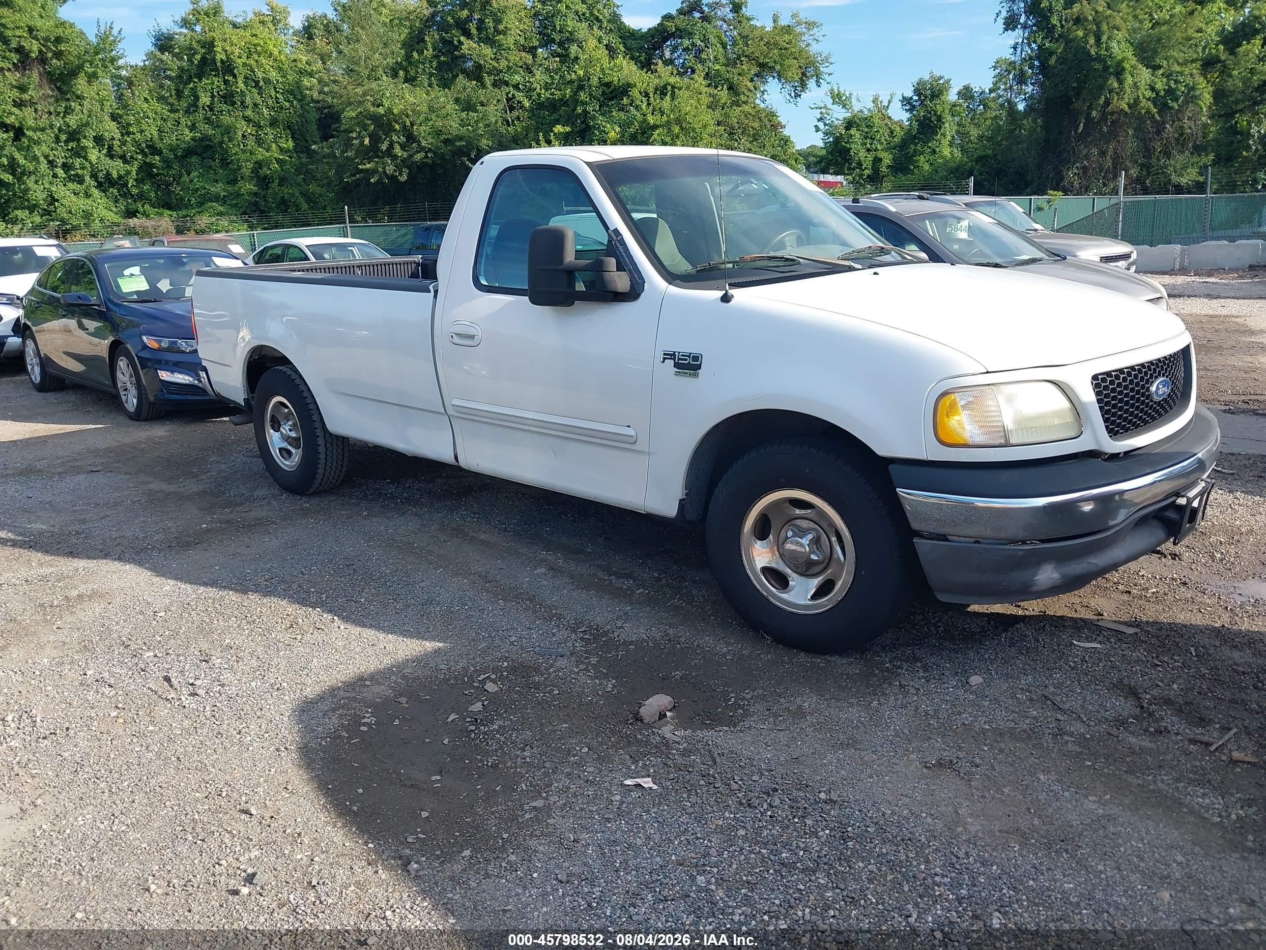 2002 Ford F-150 Xl/xlt White vin: 1FTRF17W82NA31086