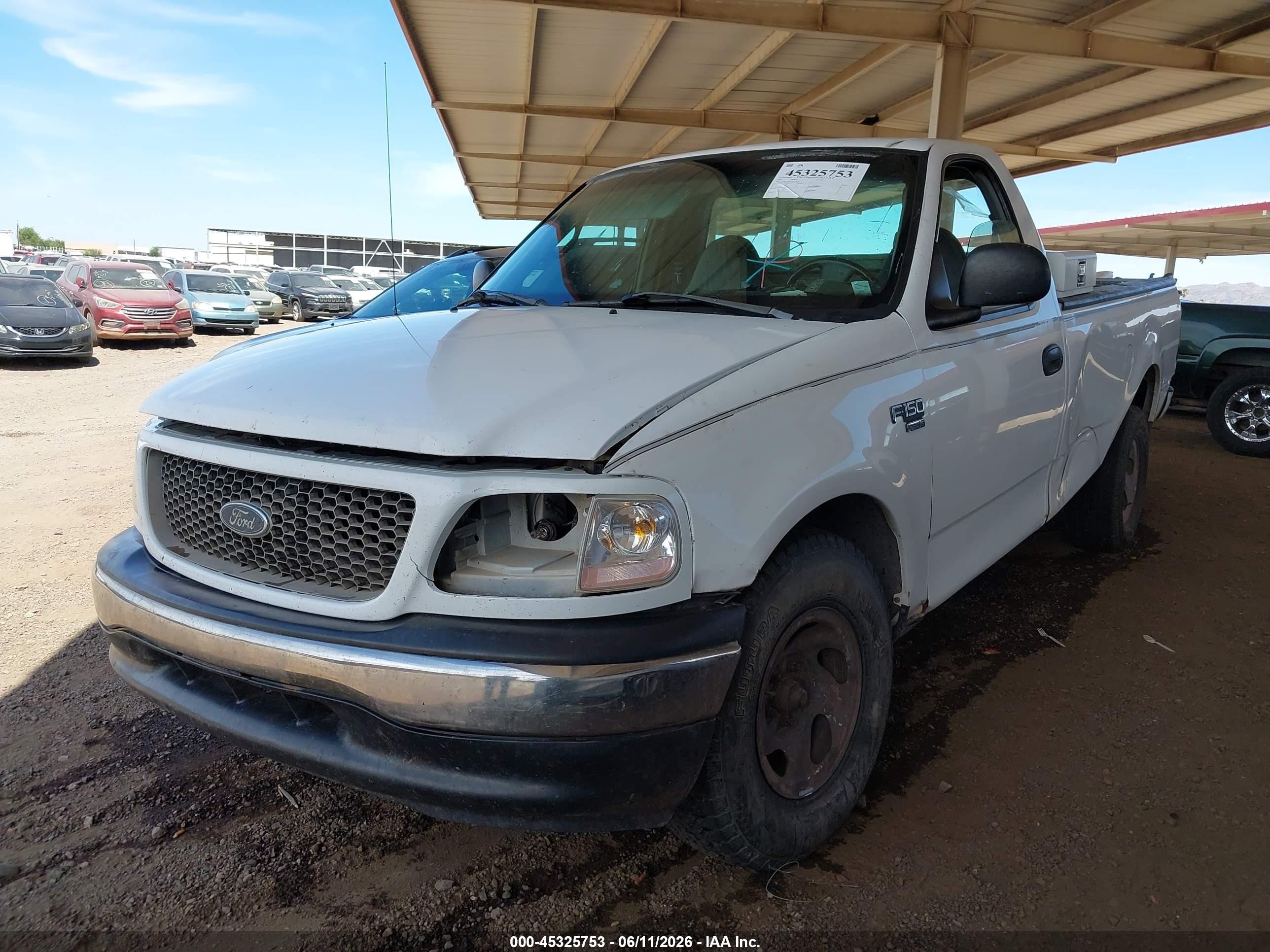 2000 Ford F-150 Work Series/xl/xlt White vin: 1FTRF17W8YKA13827