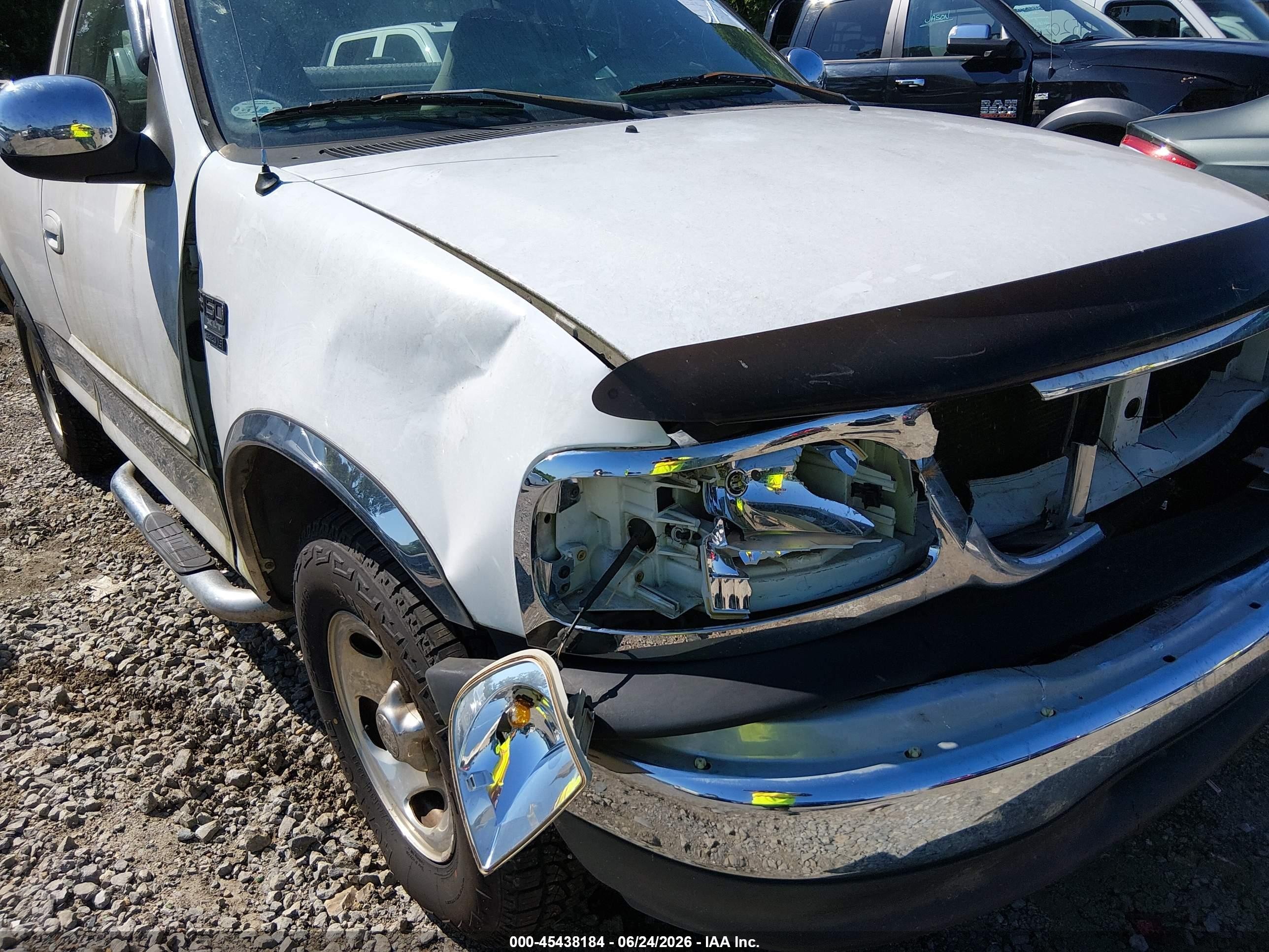 2002 Ford F-150 Xl/xlt White vin: 1FTRF17W92NA29038