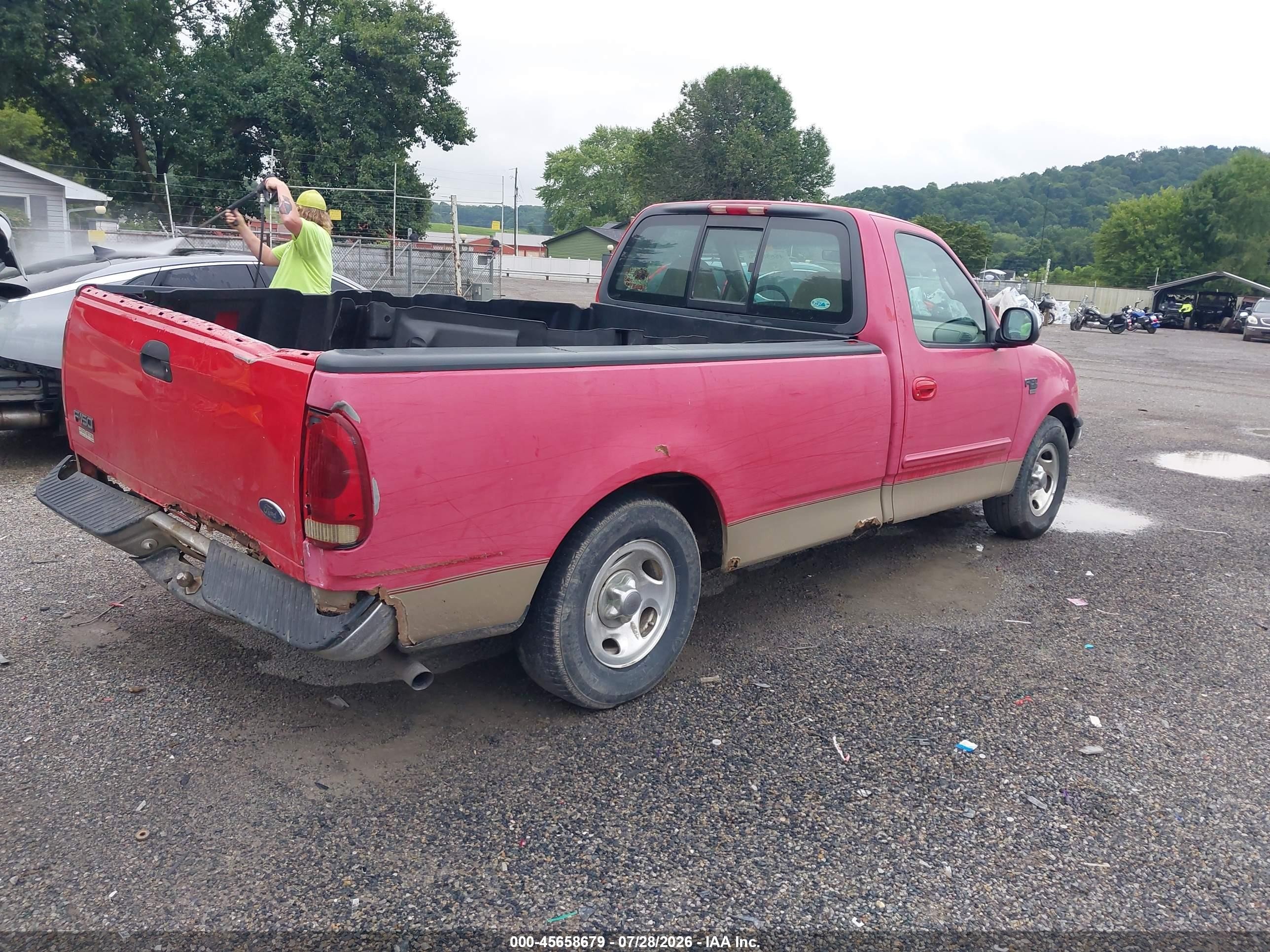 1999 Ford F-150 Lariat/work Series/xl/xlt Red vin: 1FTRF17W9XNA66520