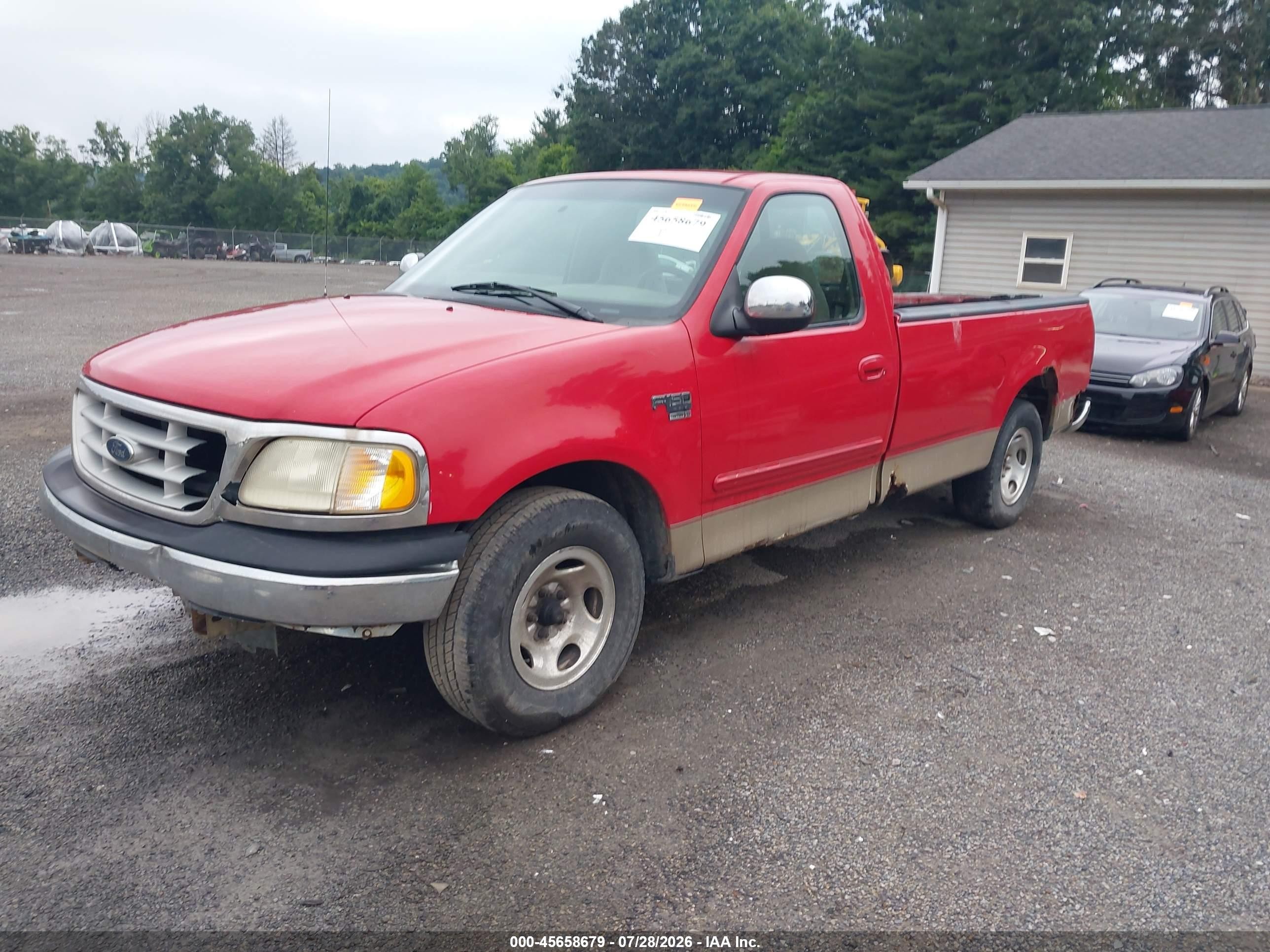1999 Ford F-150 Lariat/work Series/xl/xlt Red vin: 1FTRF17W9XNA66520