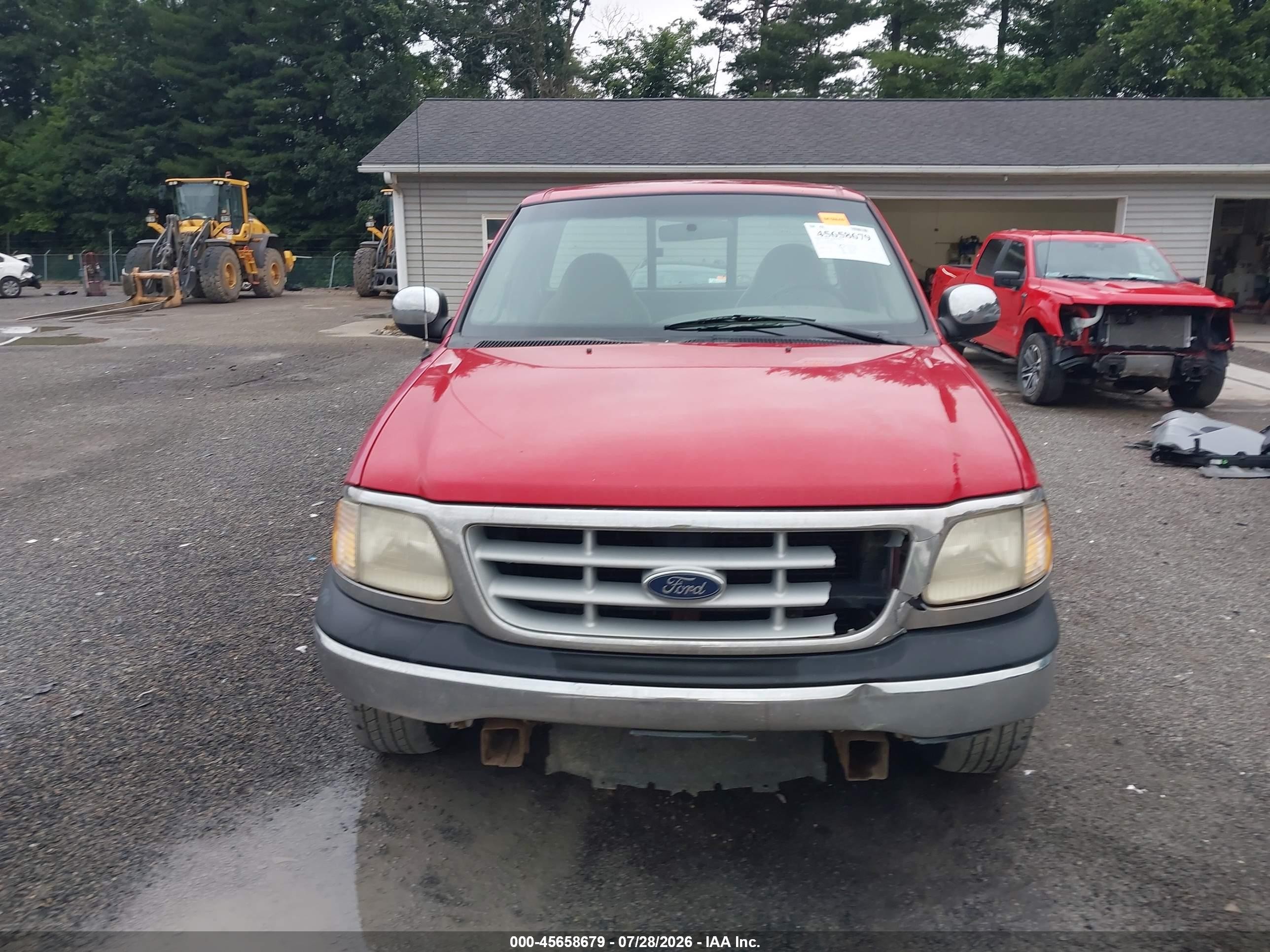 1999 Ford F-150 Lariat/work Series/xl/xlt Red vin: 1FTRF17W9XNA66520