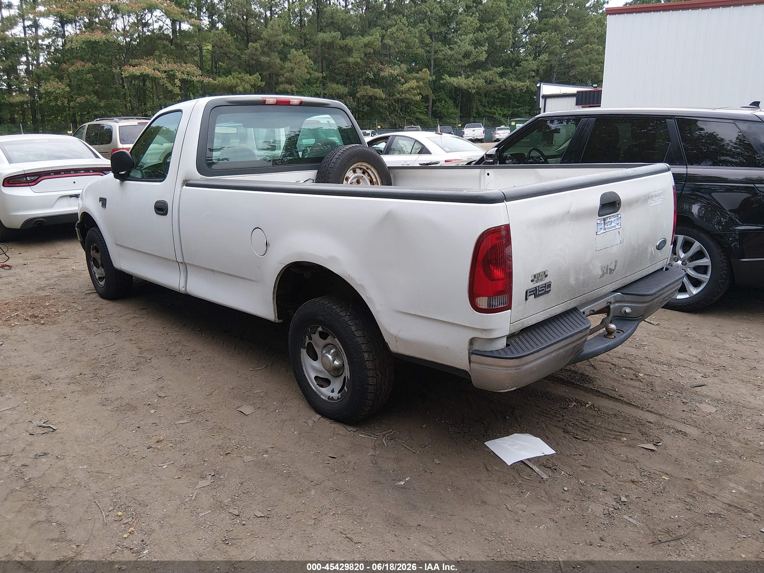1999 Ford F-150 Lariat/work Series/xl/xlt White vin: 1FTRF17W9XNC13502