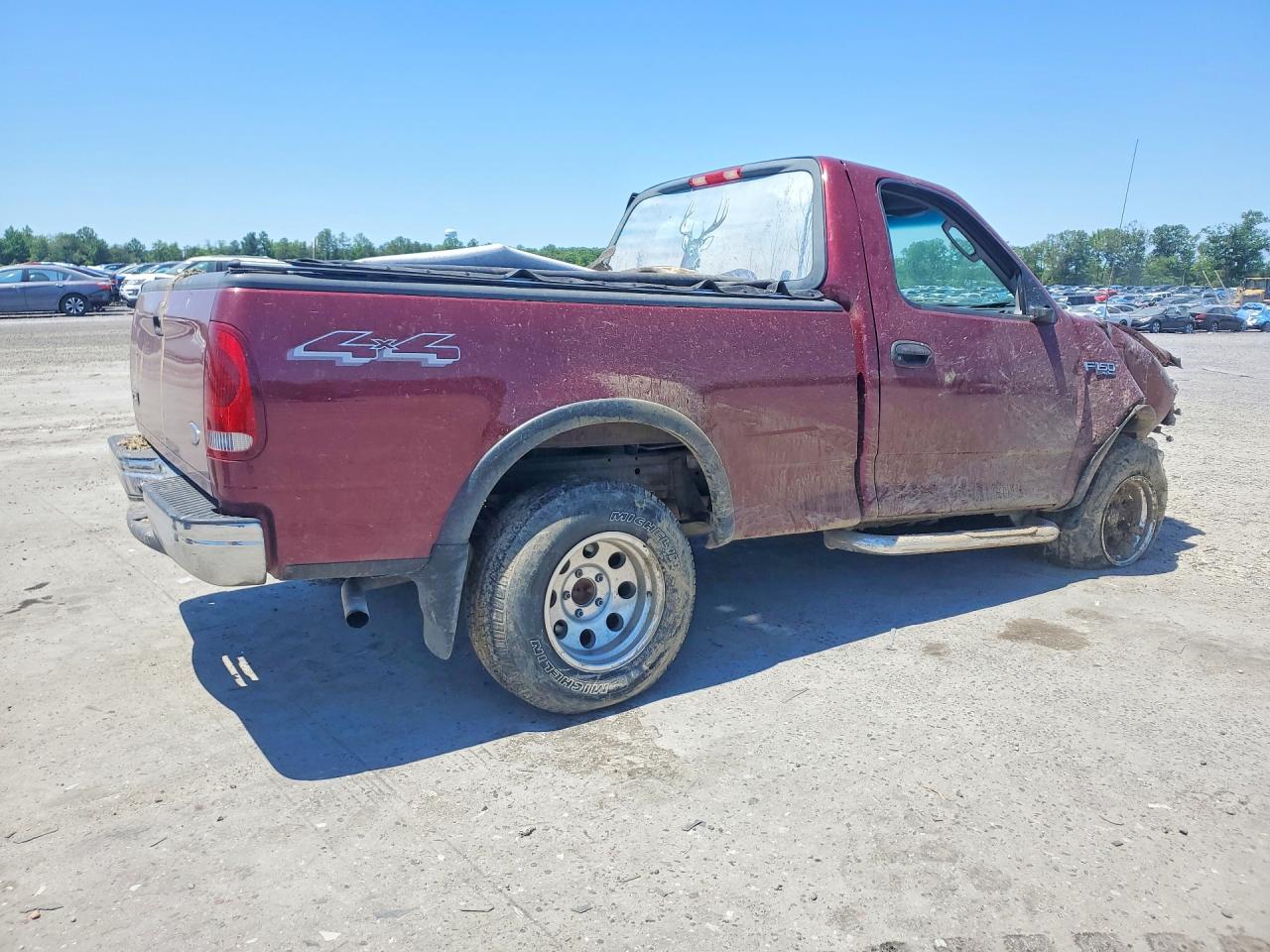 2003 Ford F150 Red vin: 1FTRF18243NA17361