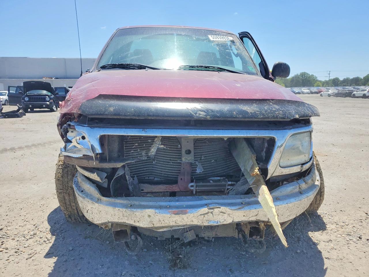 2003 Ford F150 Red vin: 1FTRF18243NA17361