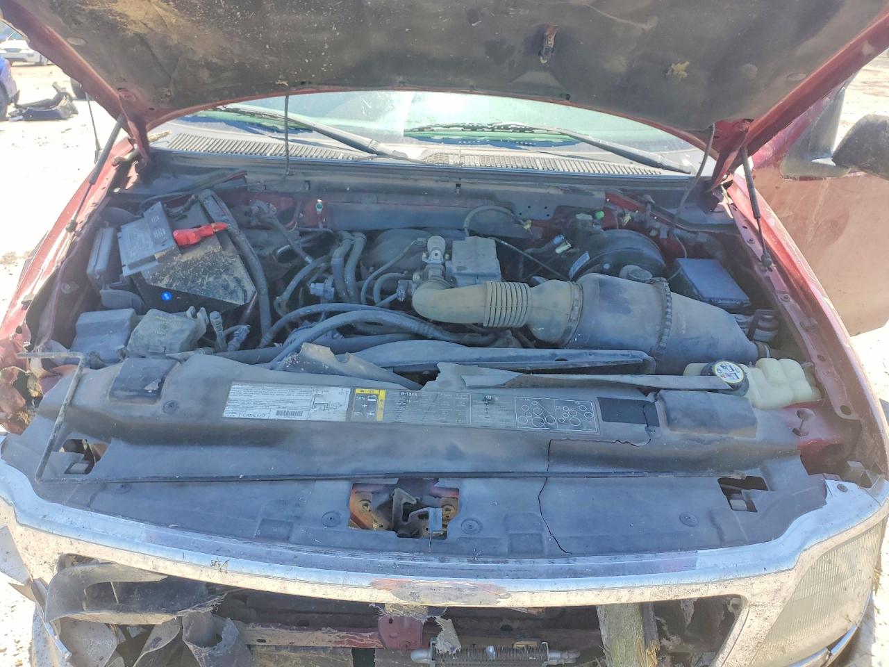 2003 Ford F150 Red vin: 1FTRF18243NA17361