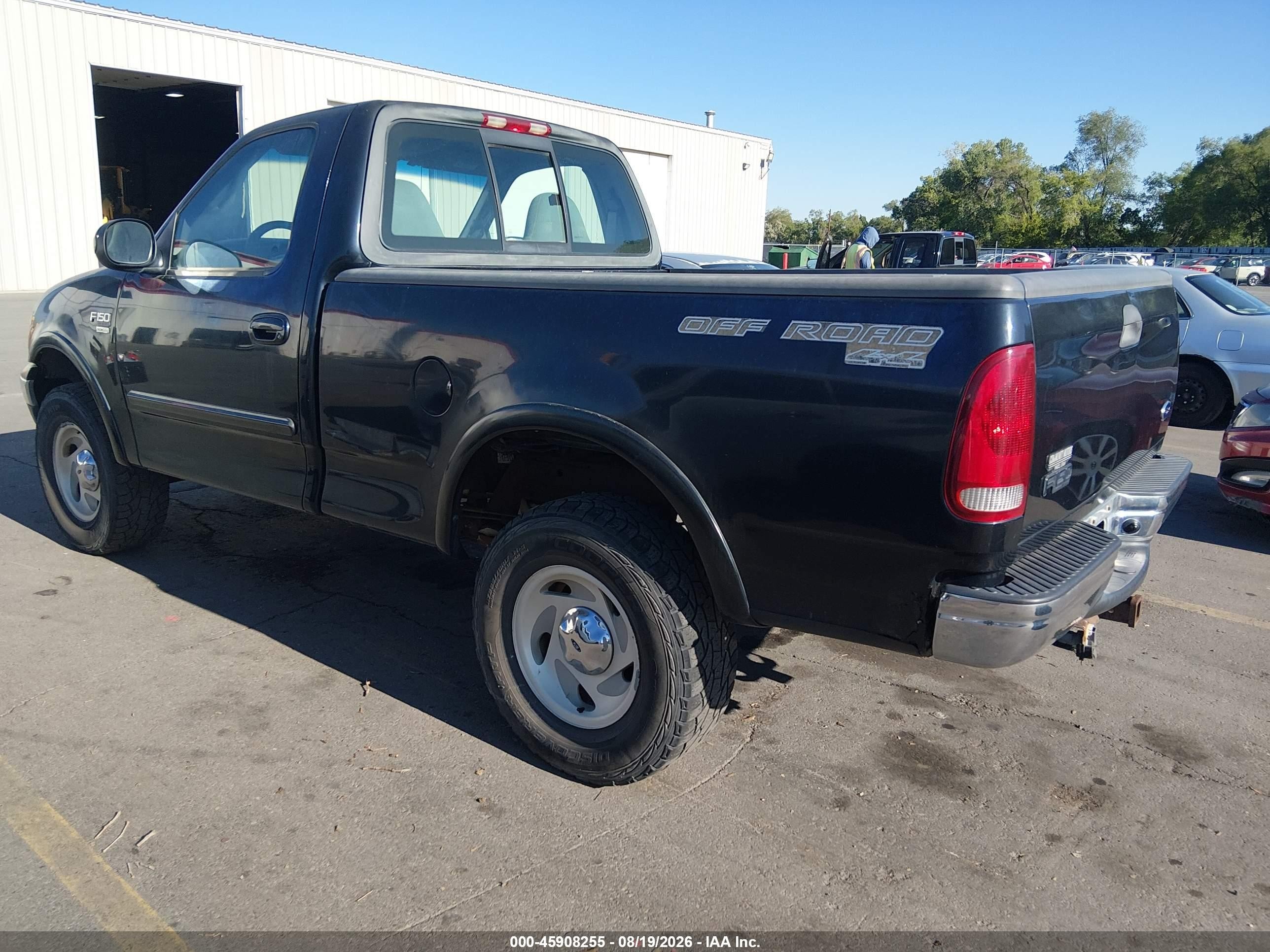 2001 Ford F-150 Xl/xlt Black vin: 1FTRF18L61NA90527