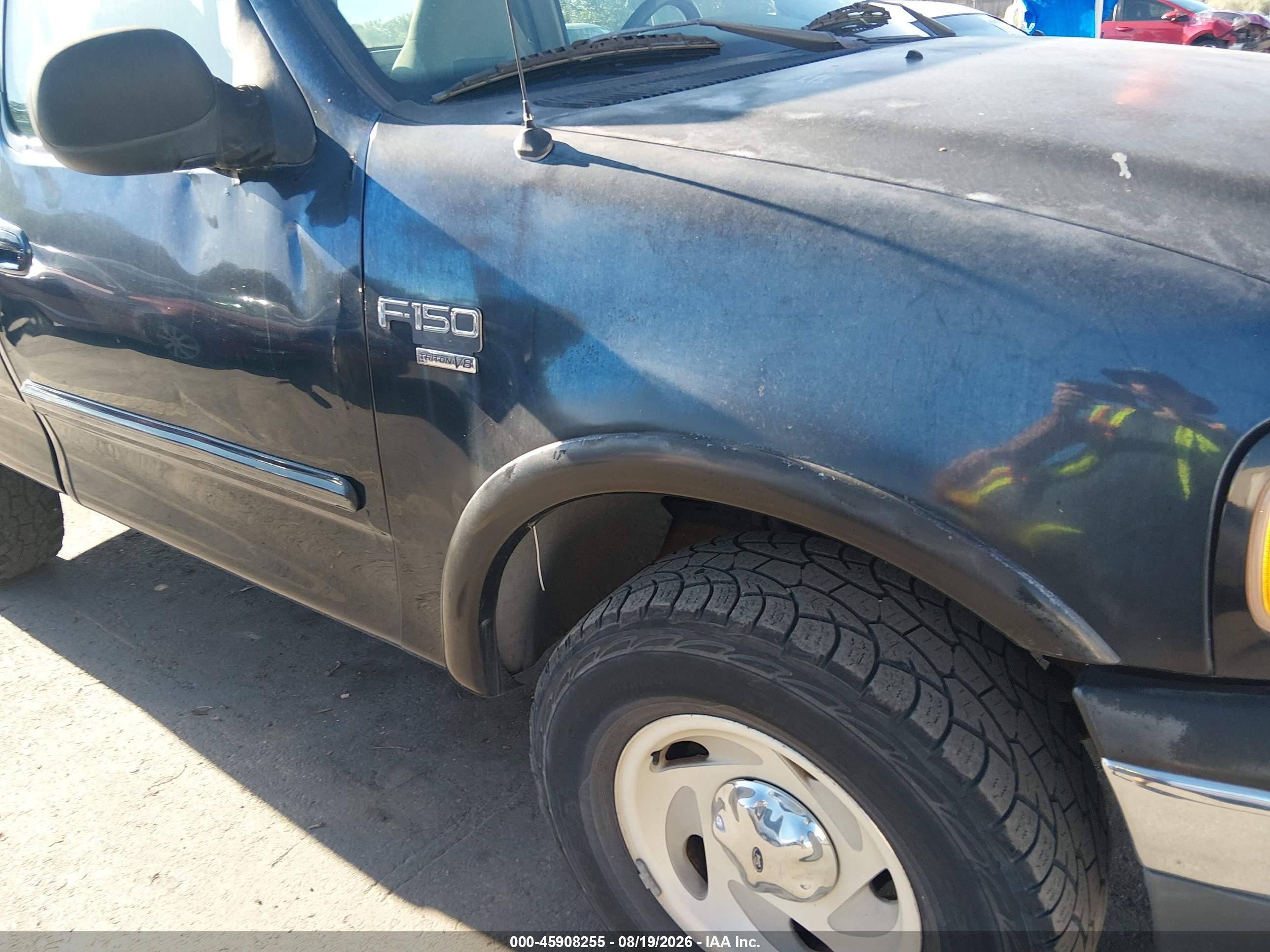 2001 Ford F-150 Xl/xlt Black vin: 1FTRF18L61NA90527