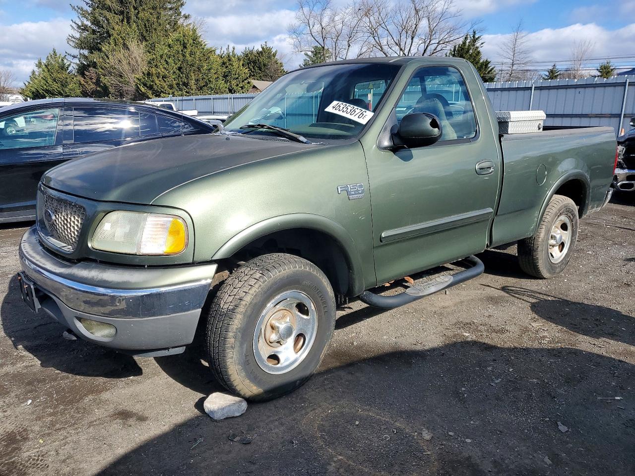 2002 Ford F150 Green vin: 1FTRF18W02NB25297