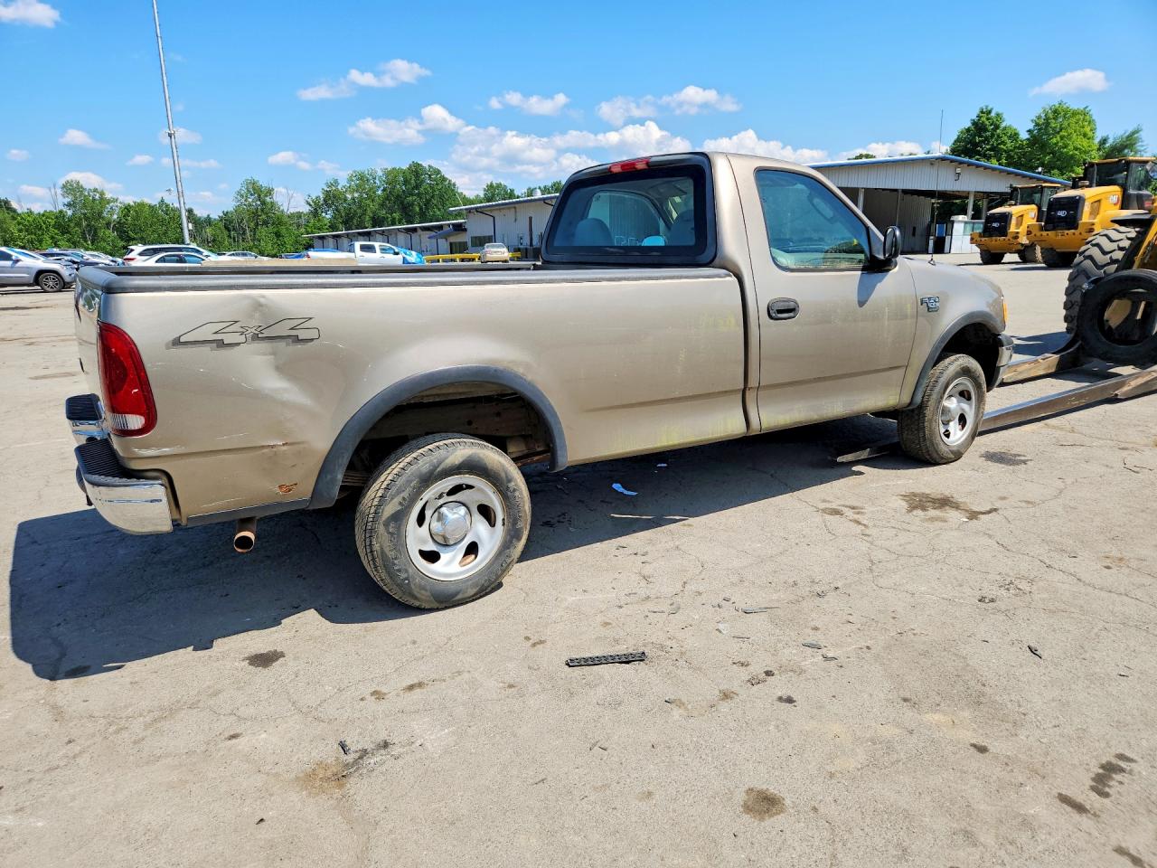 2003 Ford F150 Pickup Gold vin: 1FTRF18W43NB82135