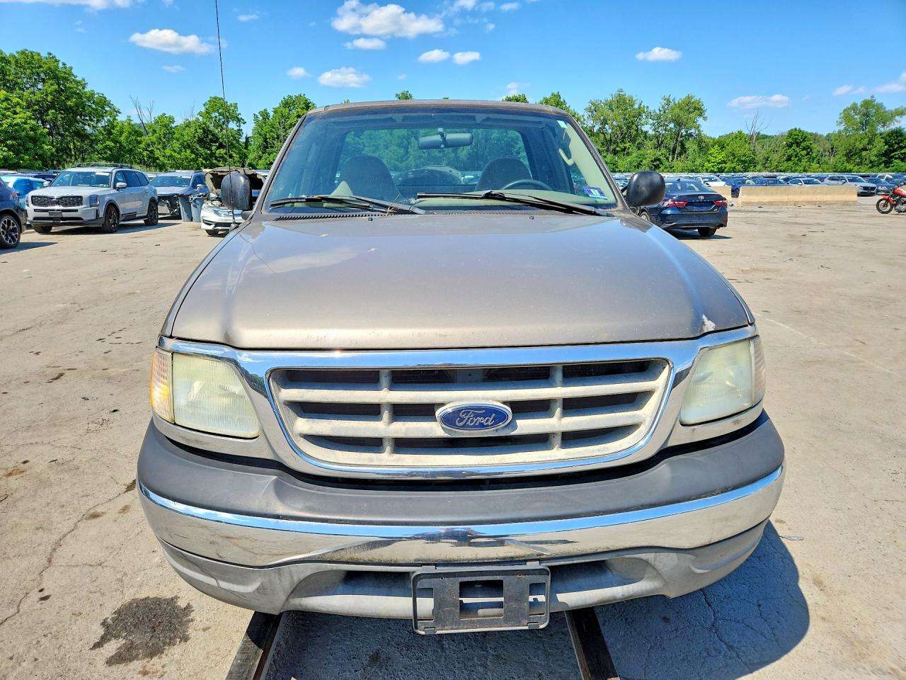 2003 Ford F150 Pickup Gold vin: 1FTRF18W43NB82135