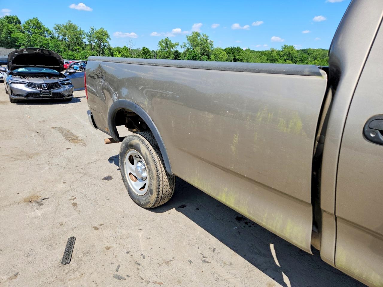 2003 Ford F150 Pickup Gold vin: 1FTRF18W43NB82135
