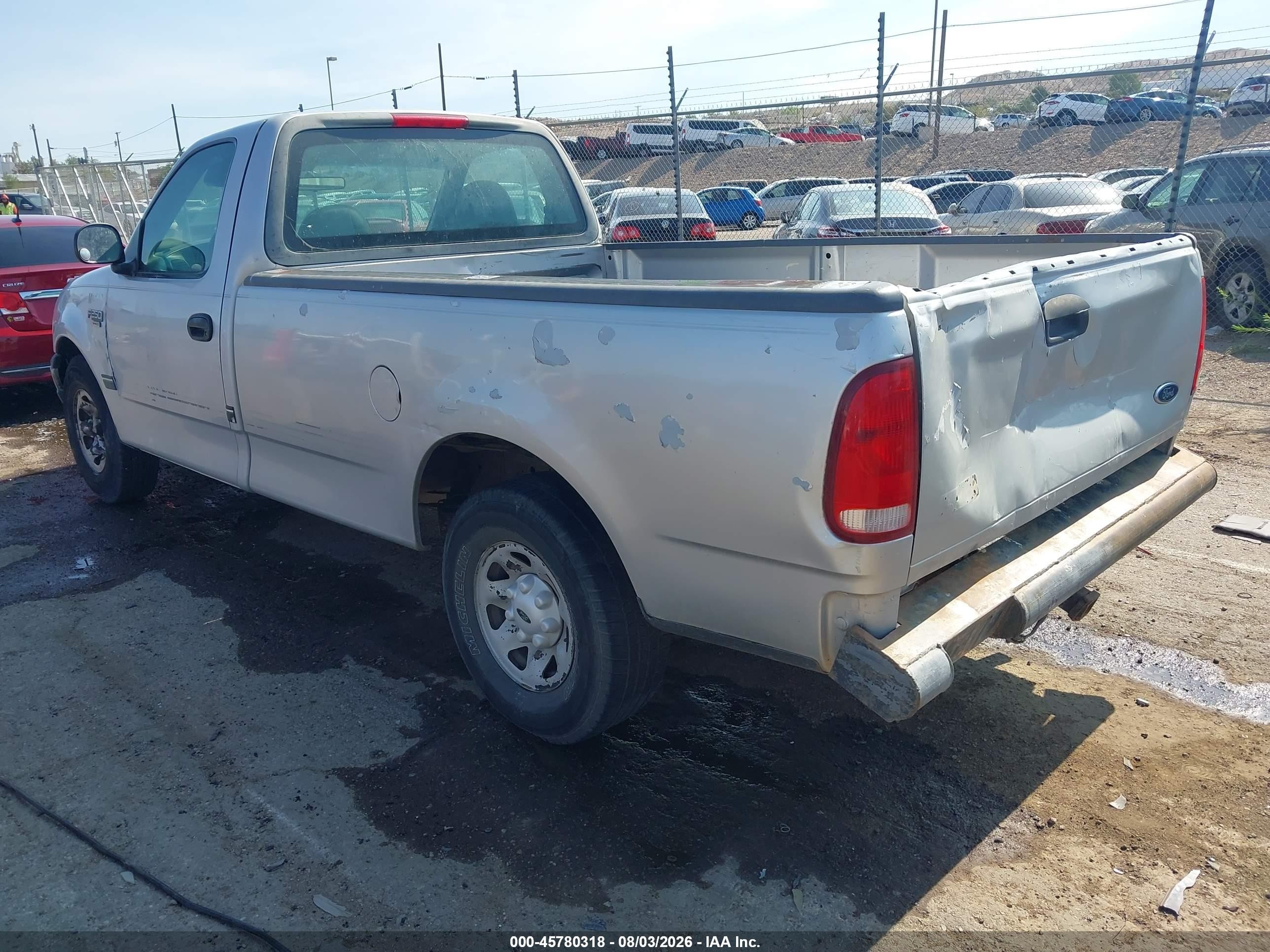 1999 Ford F-250 Lariat/work Series/xl/xlt Silver vin: 1FTRF27W5XNB87356