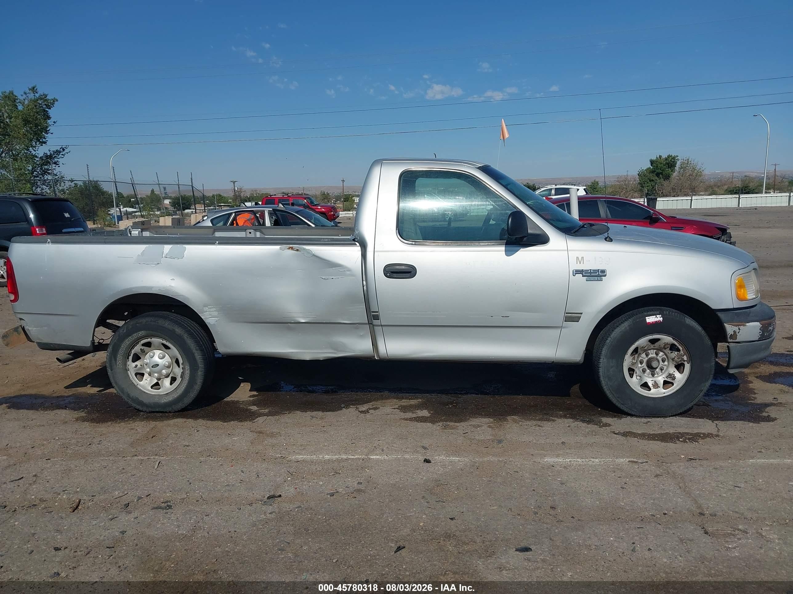 1999 Ford F-250 Lariat/work Series/xl/xlt Silver vin: 1FTRF27W5XNB87356