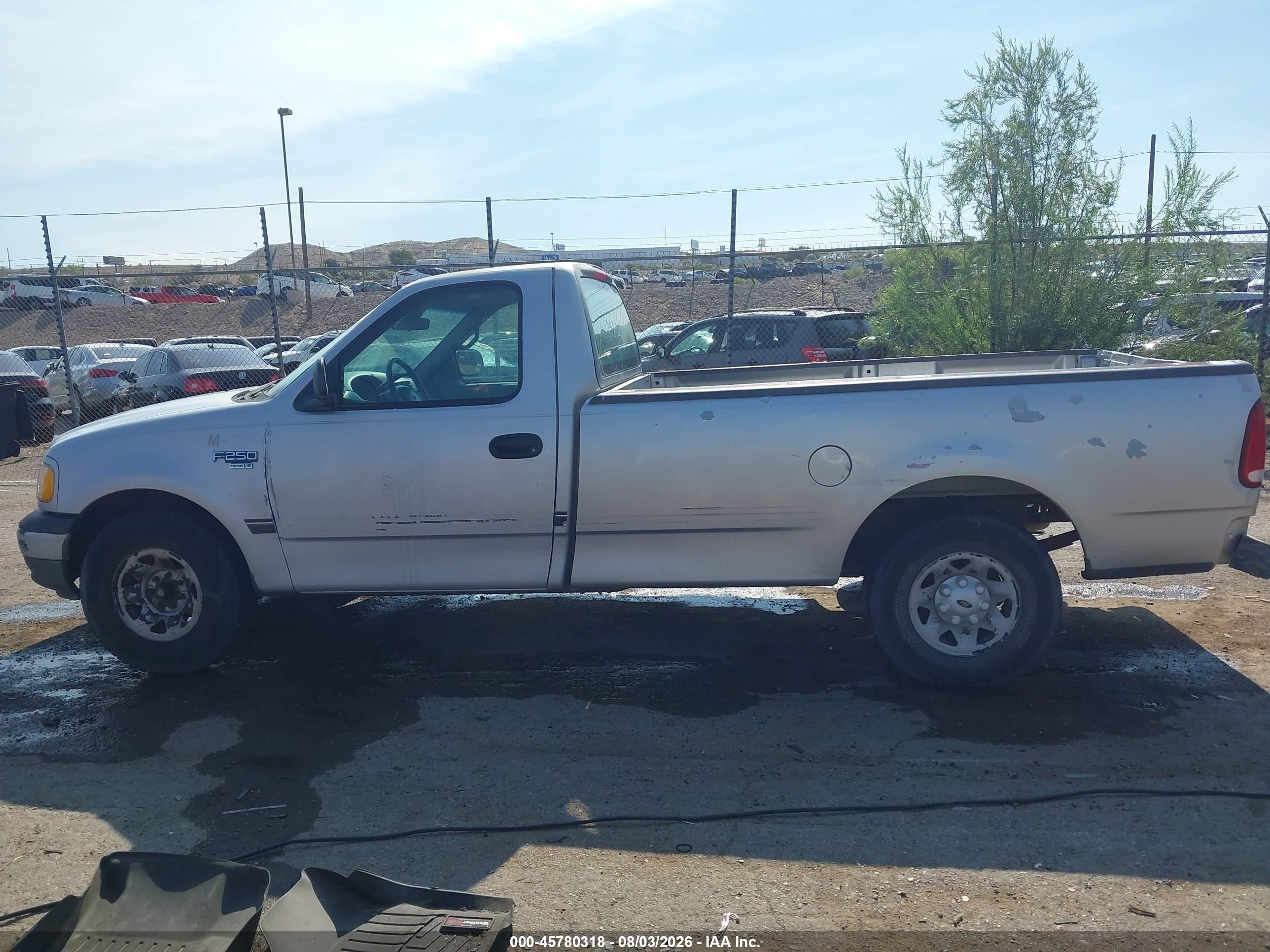 1999 Ford F-250 Lariat/work Series/xl/xlt Silver vin: 1FTRF27W5XNB87356