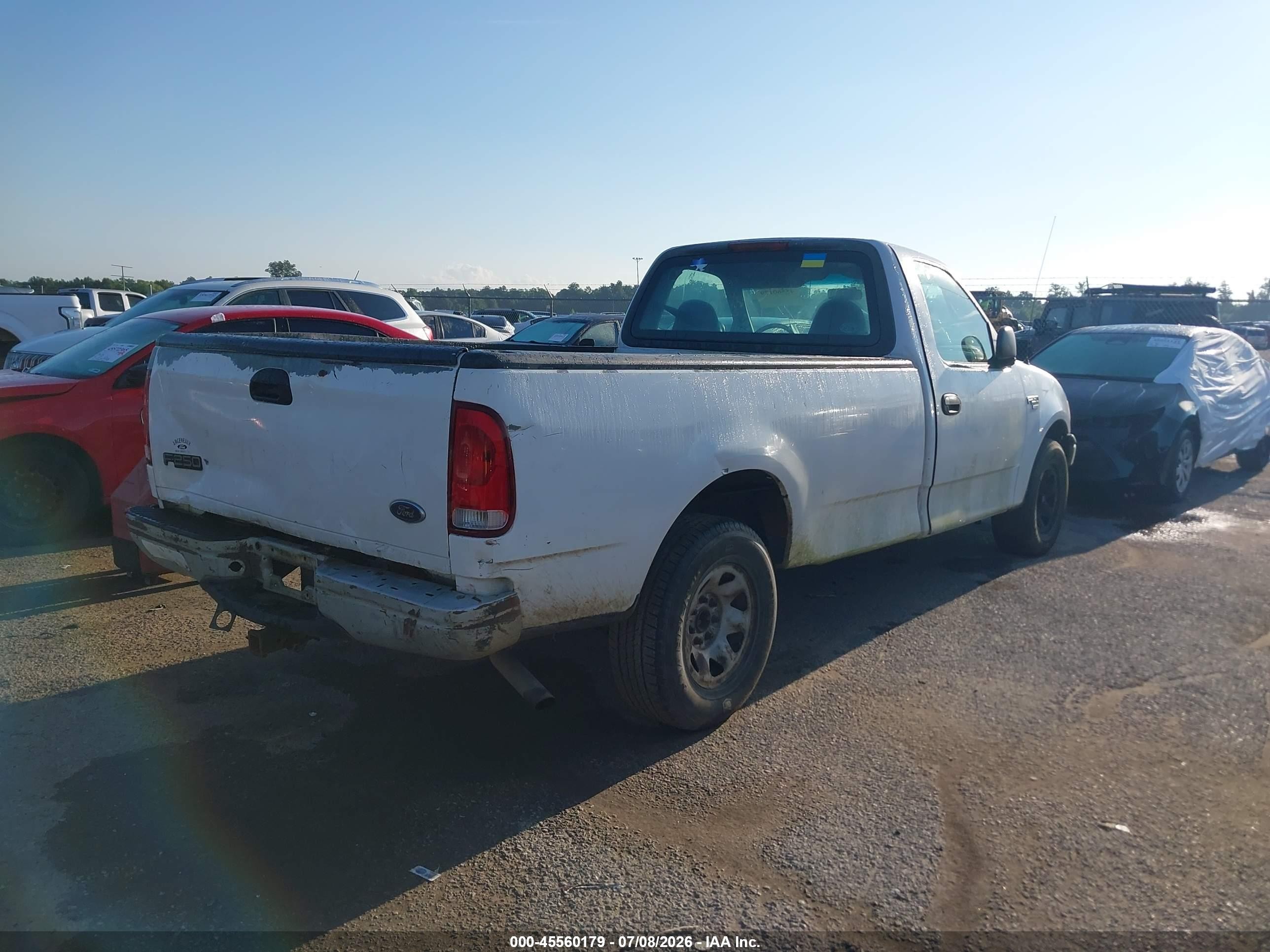 1999 Ford F-250 Lariat/work Series/xl/xlt White vin: 1FTRF27W8XNB86265