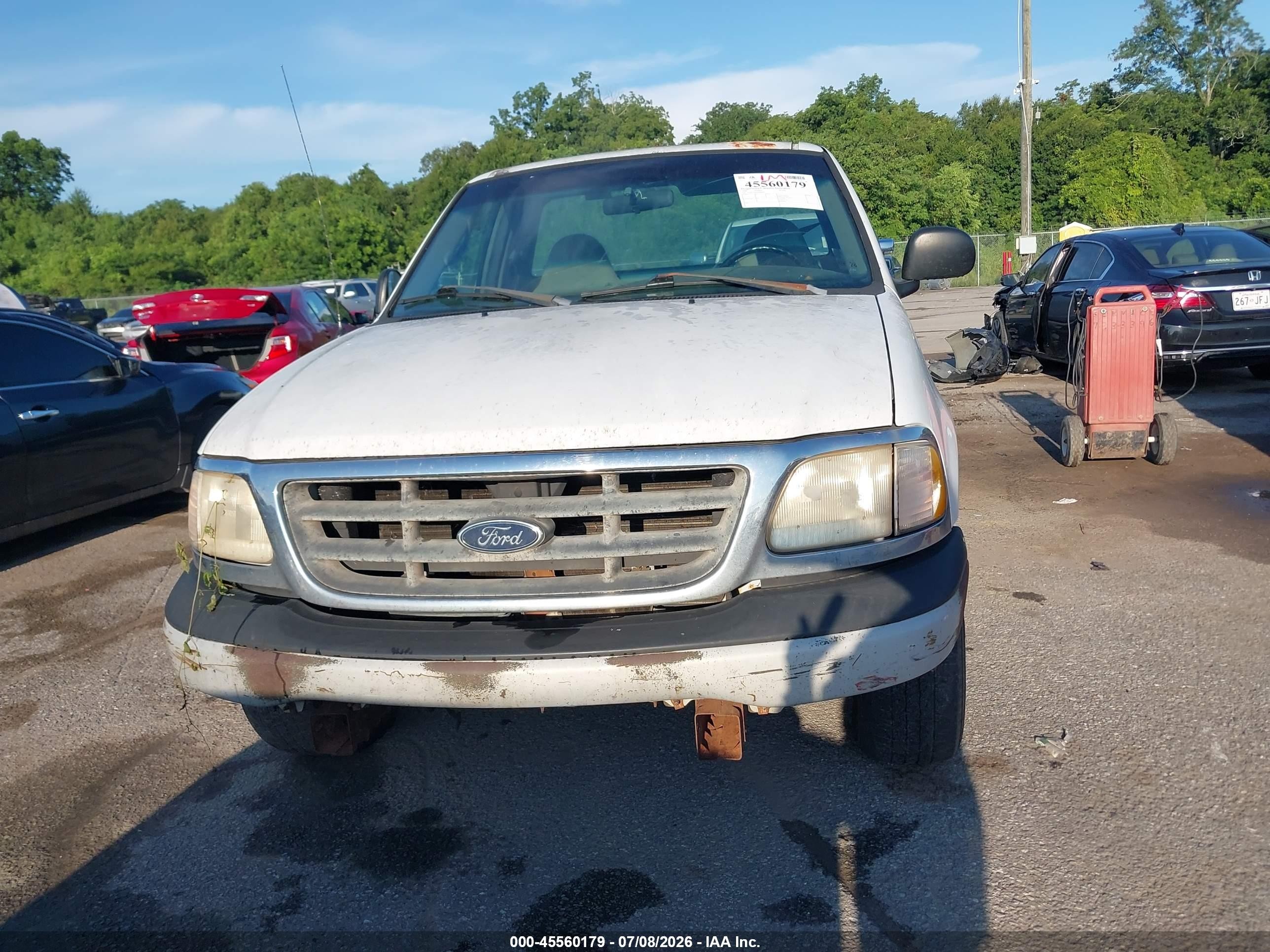 1999 Ford F-250 Lariat/work Series/xl/xlt White vin: 1FTRF27W8XNB86265