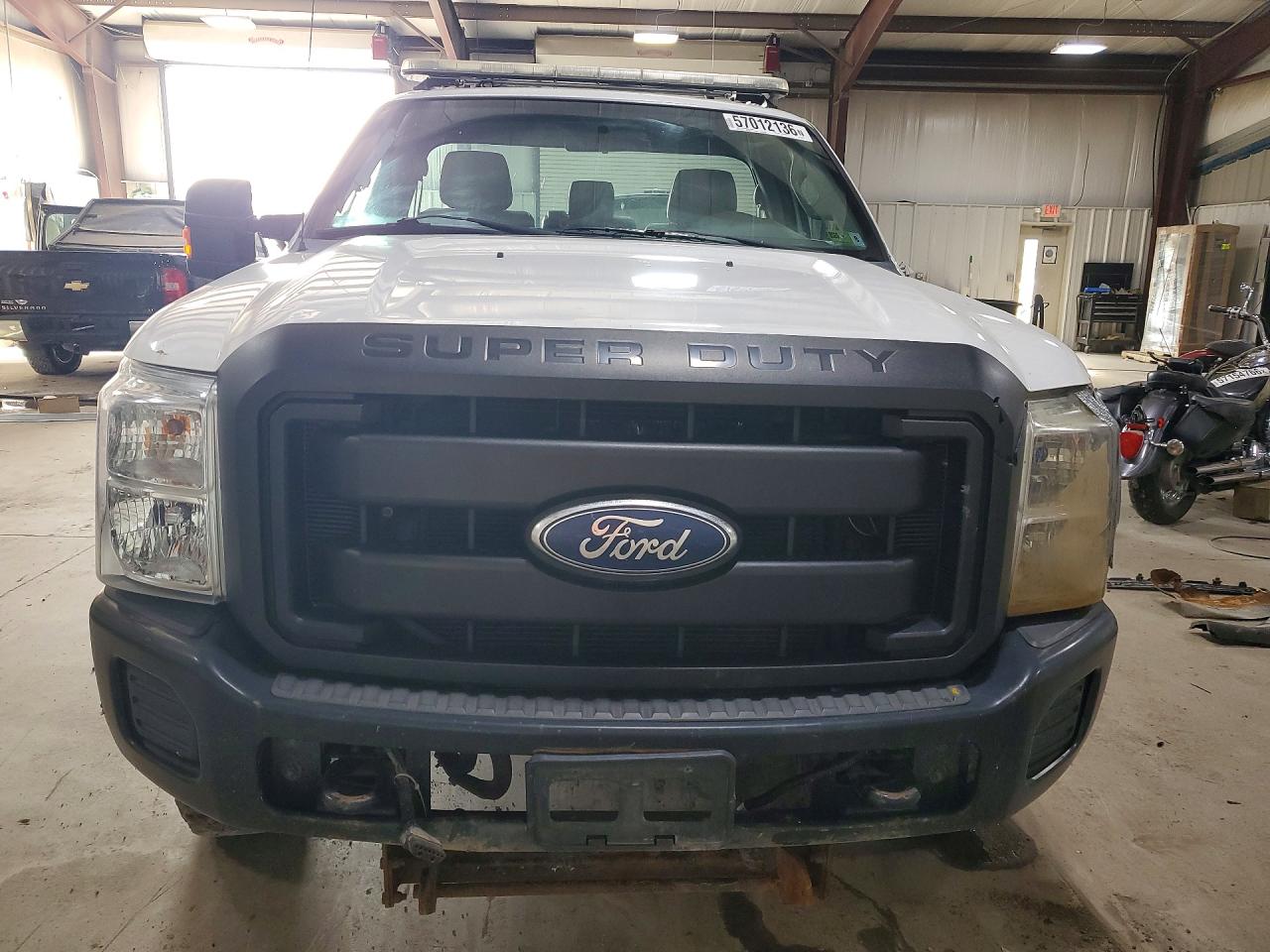 2012 Ford F350 Super Duty White vin: 1FTRF3B63CEA13034