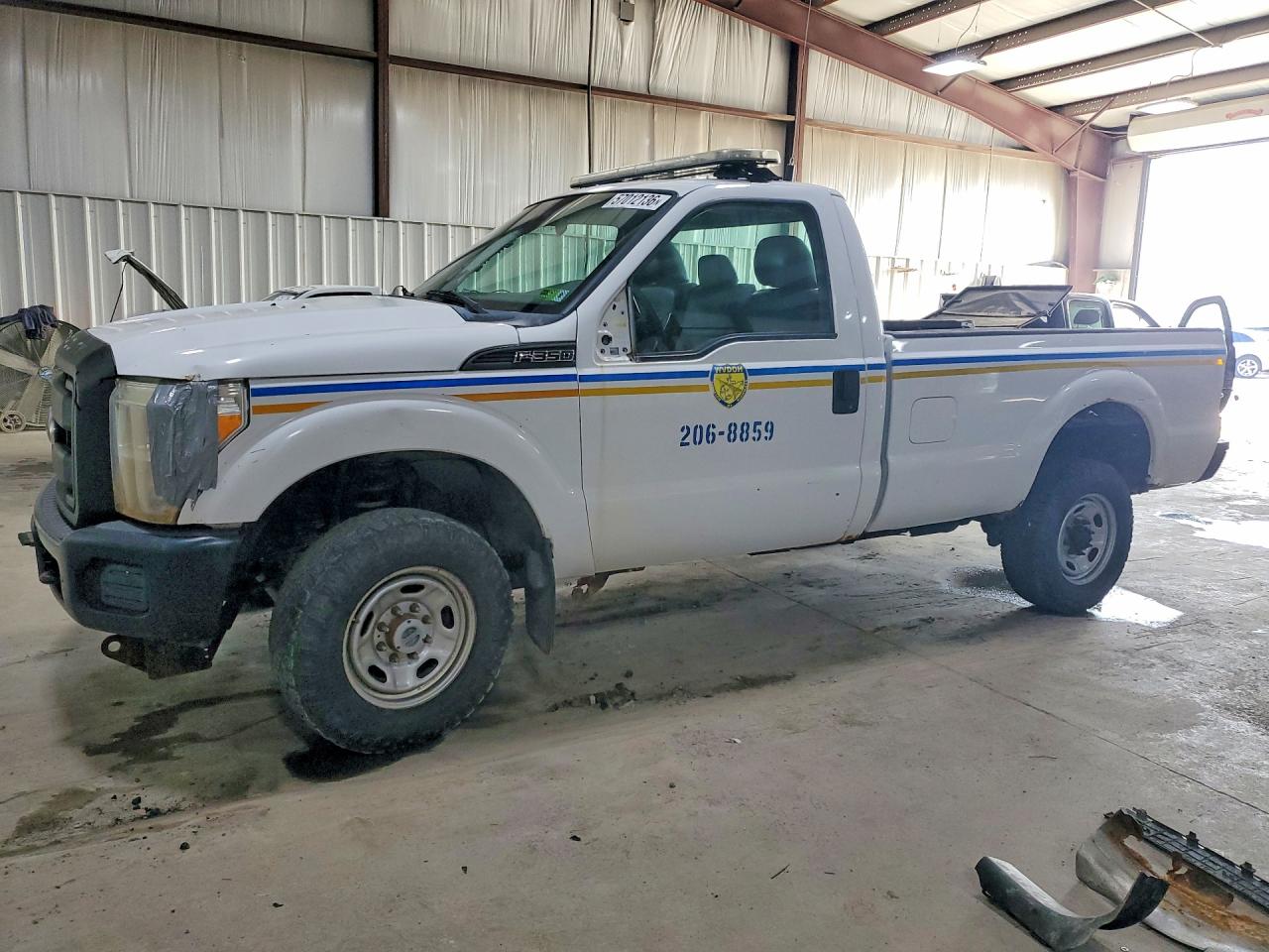 2012 Ford F350 Super Duty White vin: 1FTRF3B63CEA13034