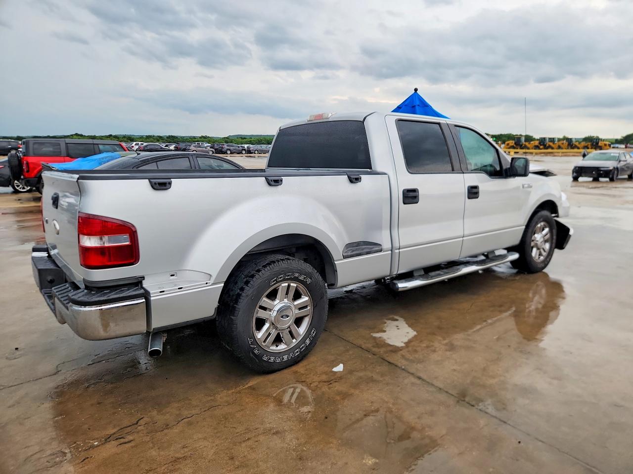2007 Ford F150 Supercrew Silver vin: 1FTRW02W67KC47626