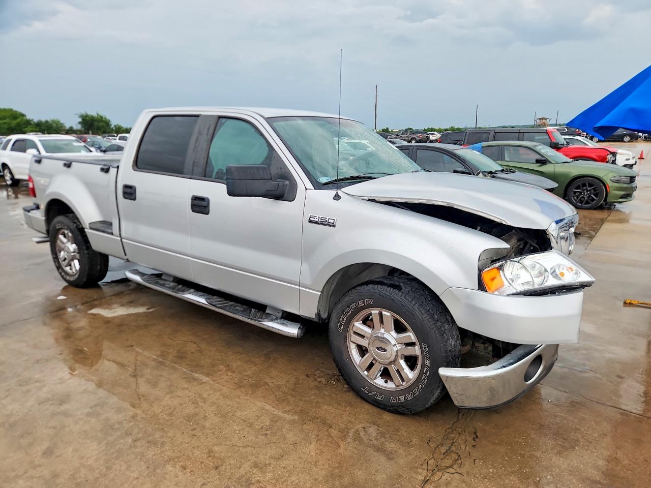 2007 Ford F150 Supercrew Silver vin: 1FTRW02W67KC47626
