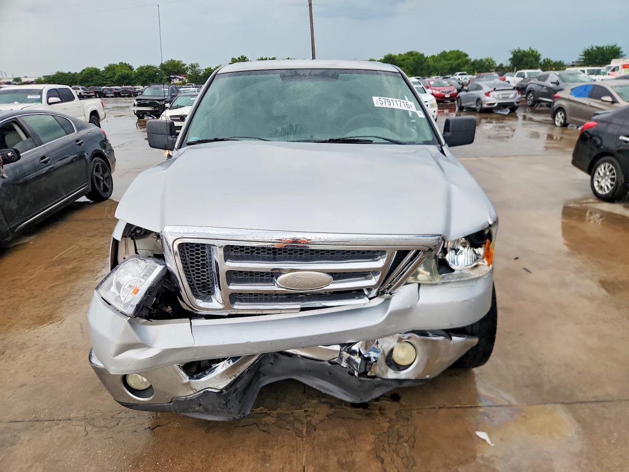 2007 Ford F150 Supercrew Silver vin: 1FTRW02W67KC47626