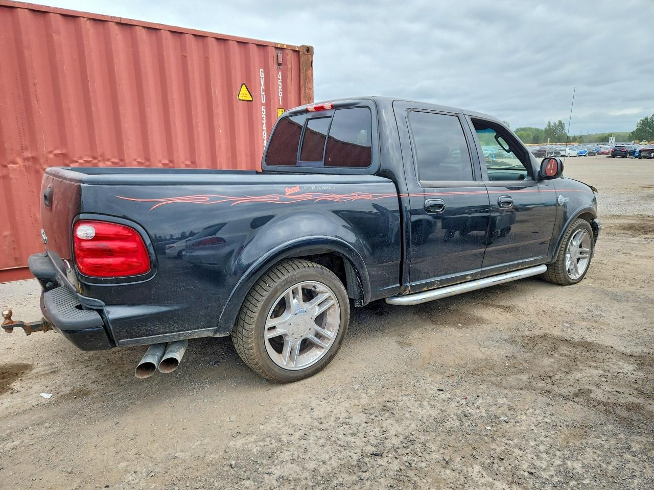 2002 Ford F150 Supercrew Harley Davidson Black vin: 1FTRW07302KD58292