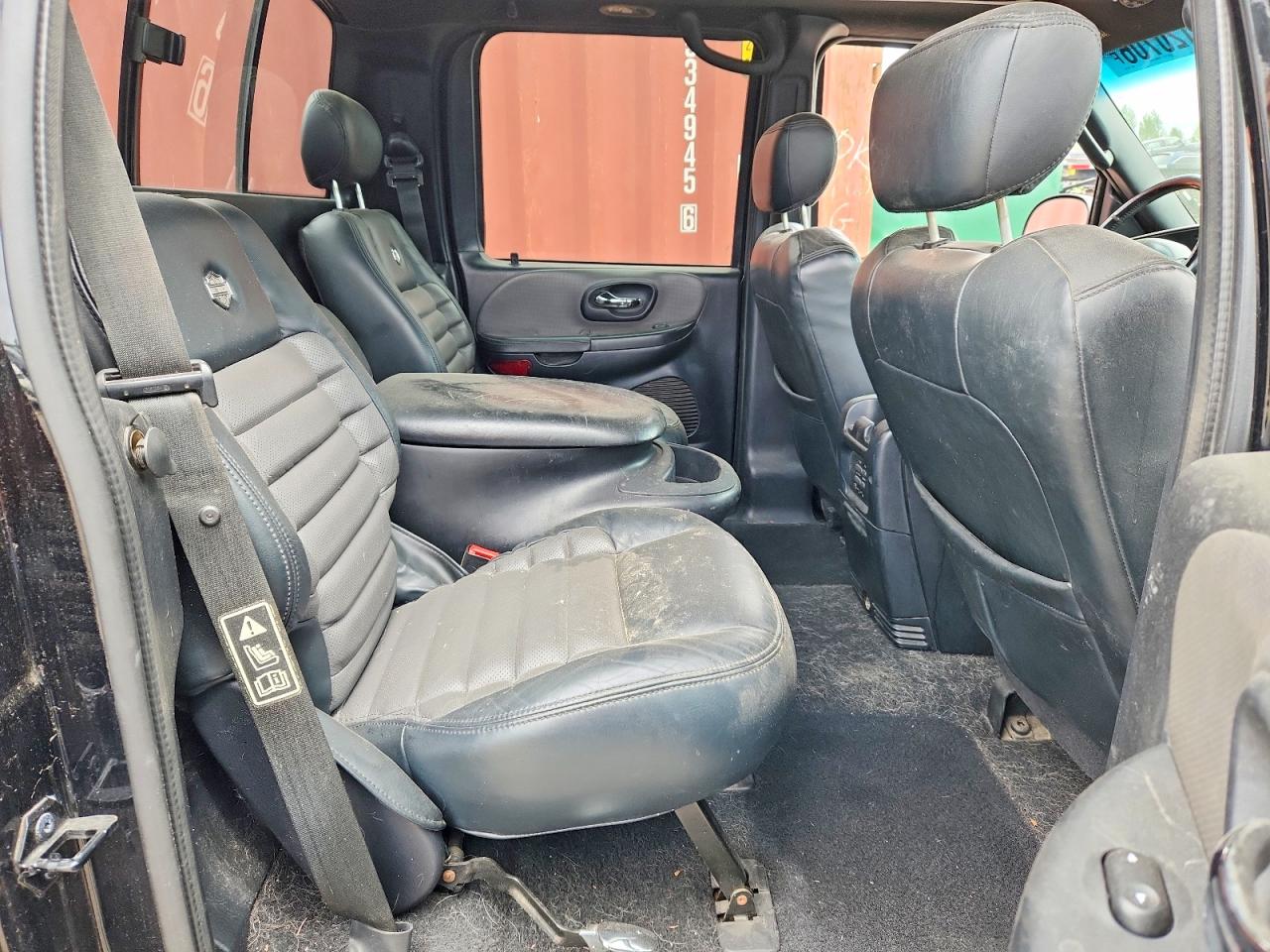 2002 Ford F150 Supercrew Harley Davidson Black vin: 1FTRW07302KD58292