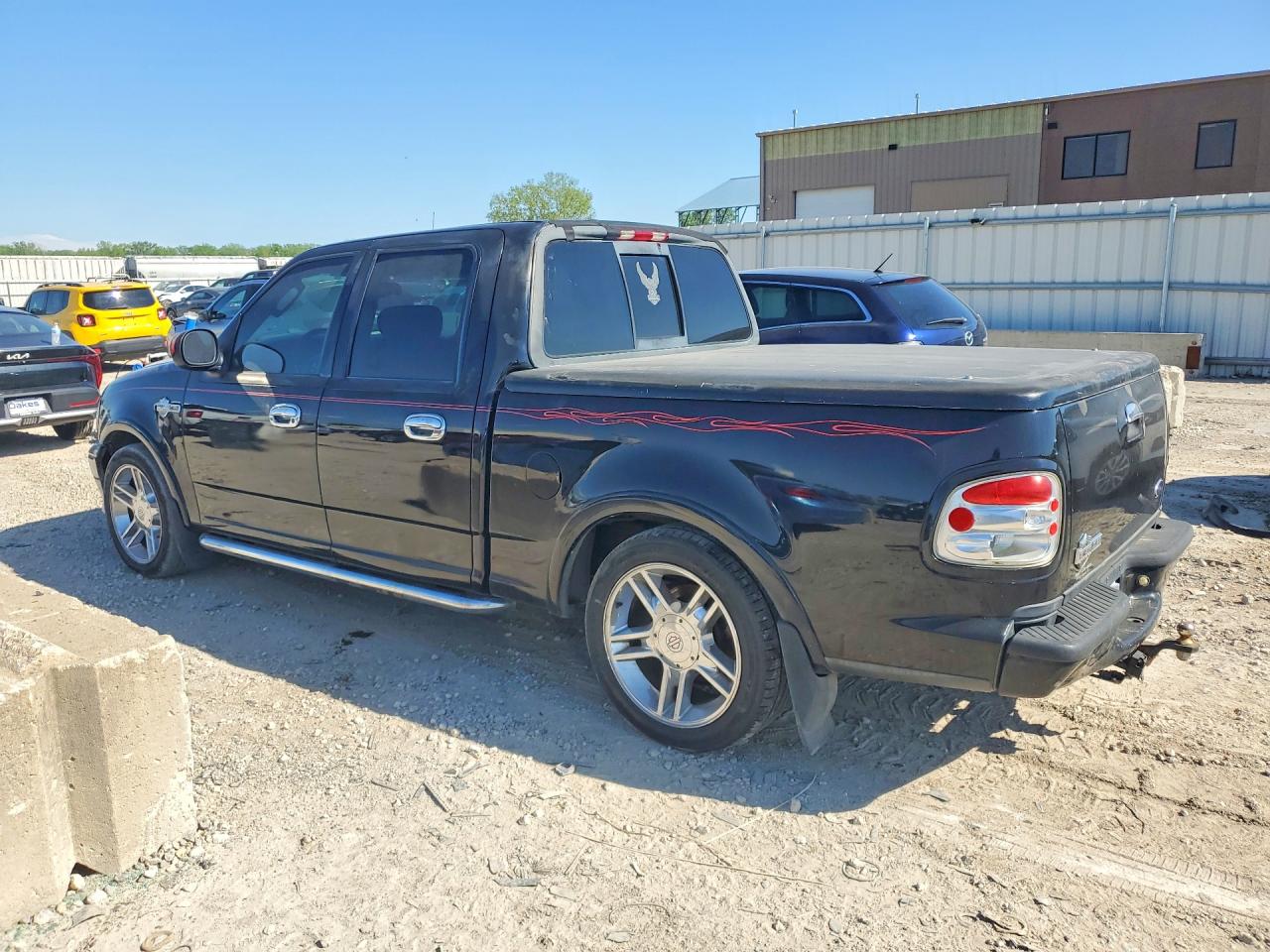 2002 Ford F150 Supercrew Harley Davidson Black vin: 1FTRW07312KD73240