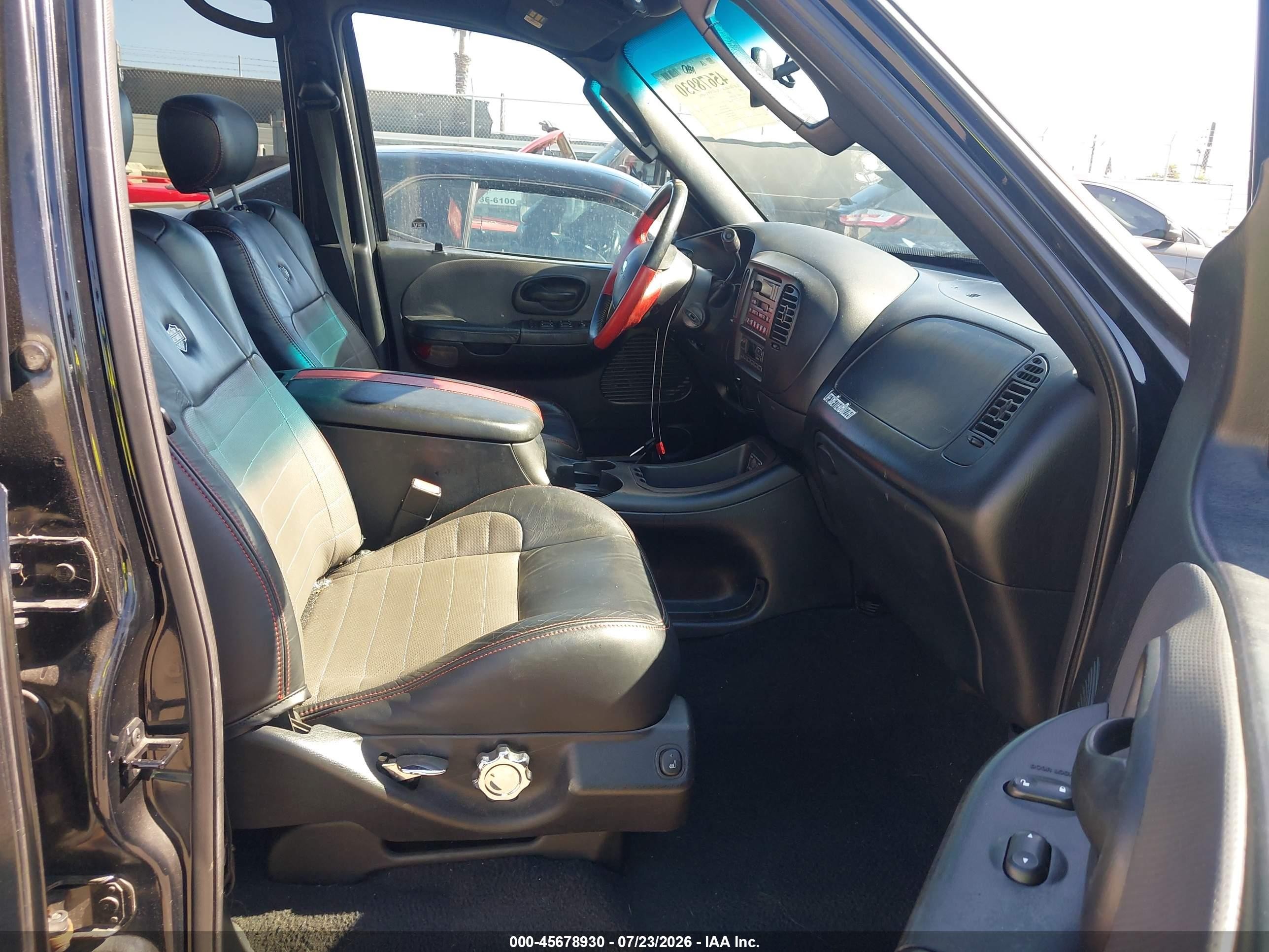 2002 Ford F-150 Lariat Black vin: 1FTRW07322KE10893