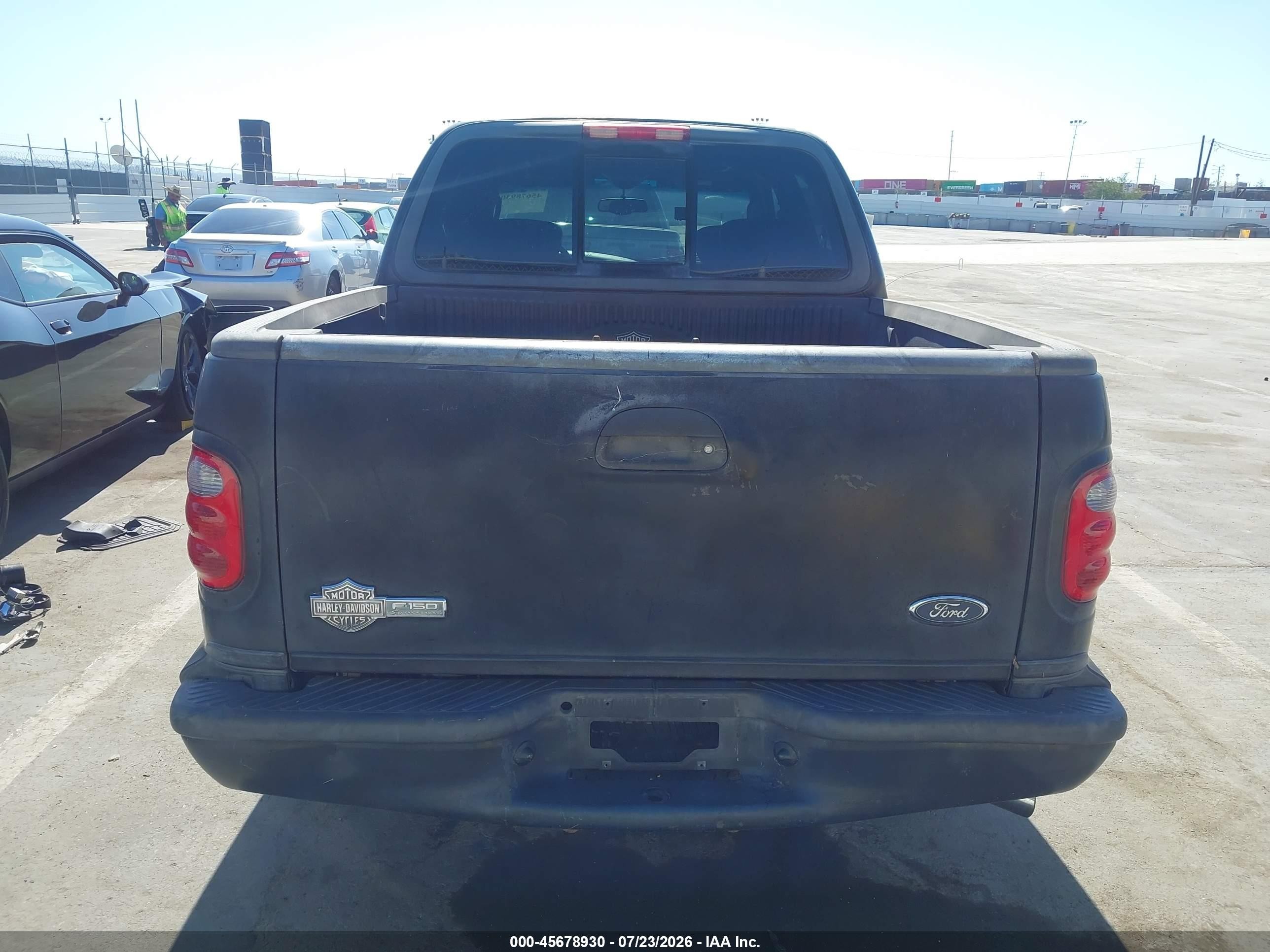 2002 Ford F-150 Lariat Black vin: 1FTRW07322KE10893