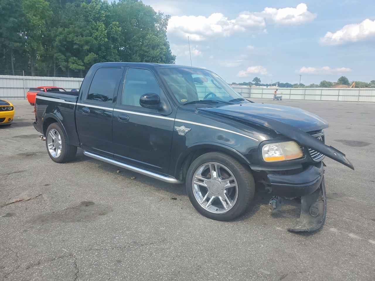 2003 Ford F150 Supercrew Harley Davidson Black vin: 1FTRW07343KB68643