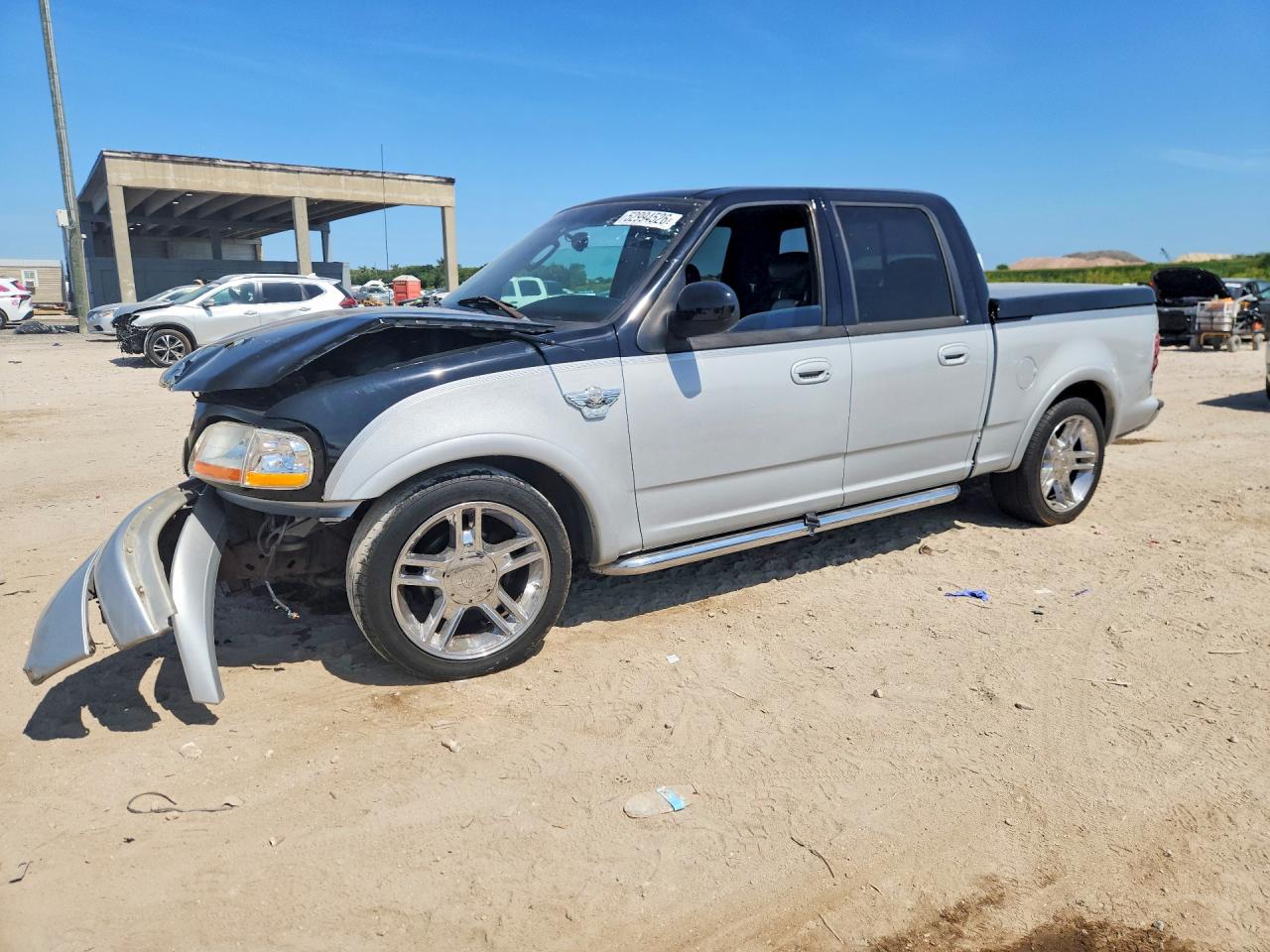 2003 Ford F150 Supercrew Harley Davidson Black vin: 1FTRW07393KB97927