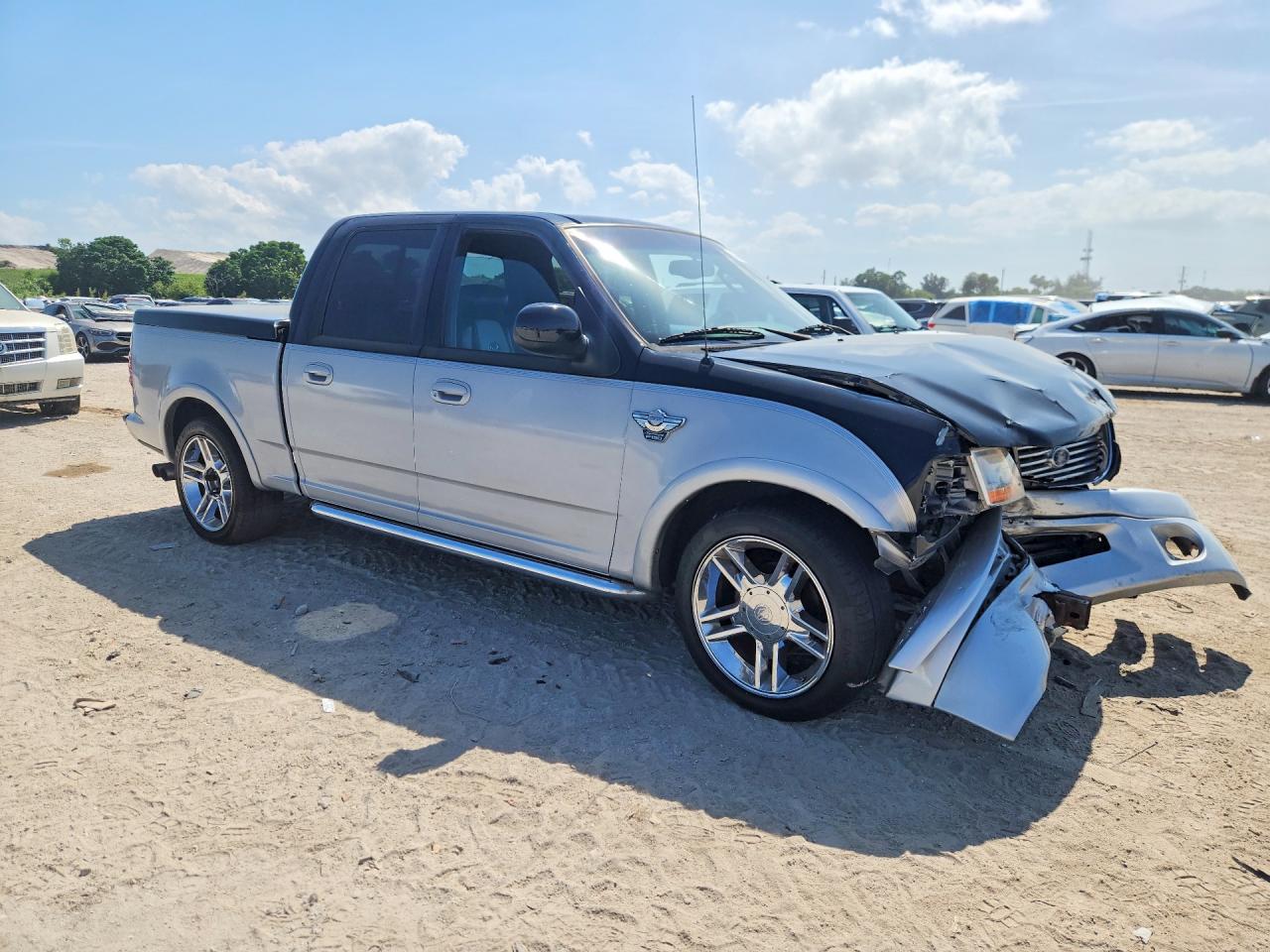 2003 Ford F150 Supercrew Harley Davidson Black vin: 1FTRW07393KB97927