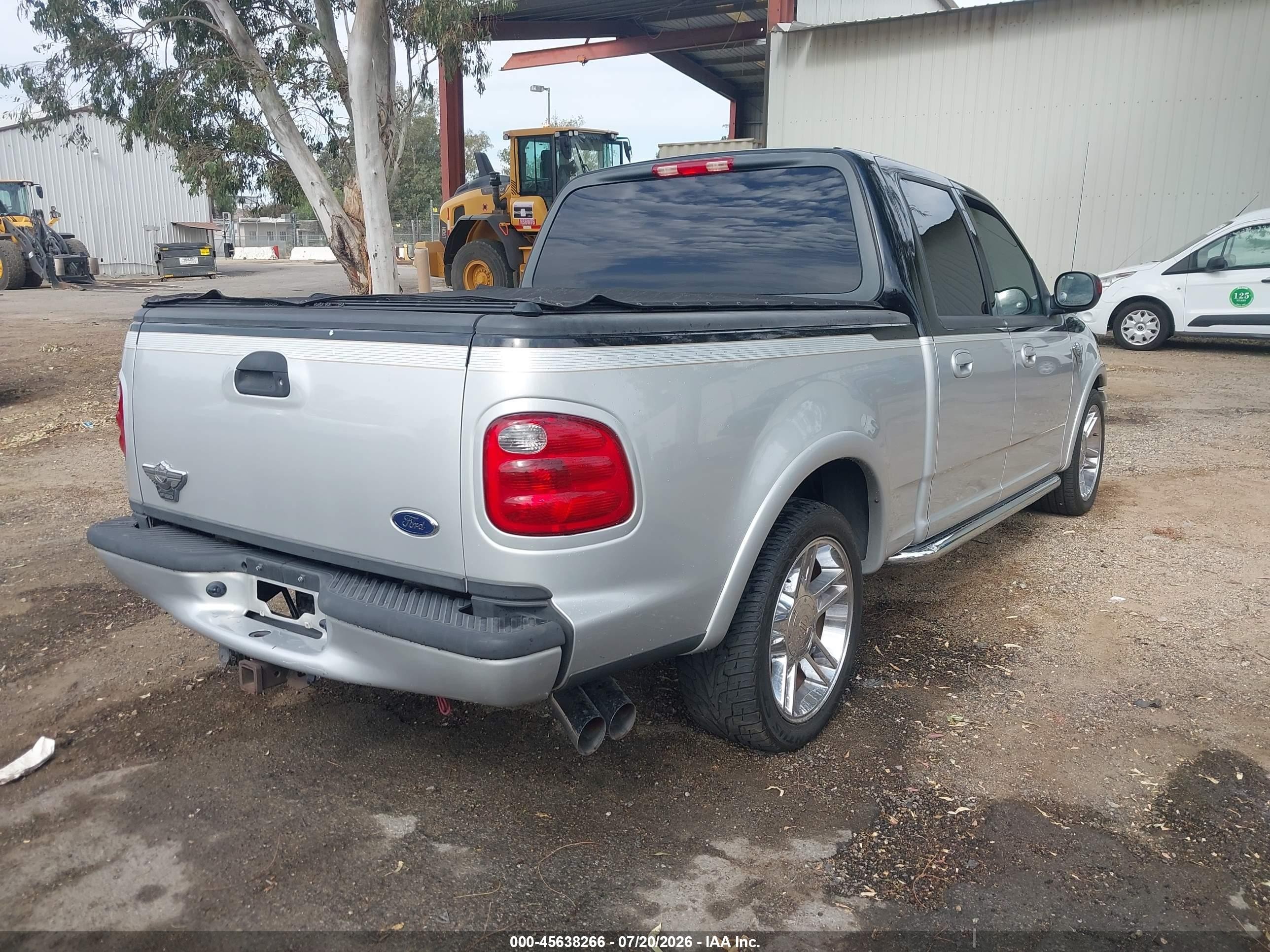 2003 Ford F-150 Lariat Silver vin: 1FTRW07393KC78006