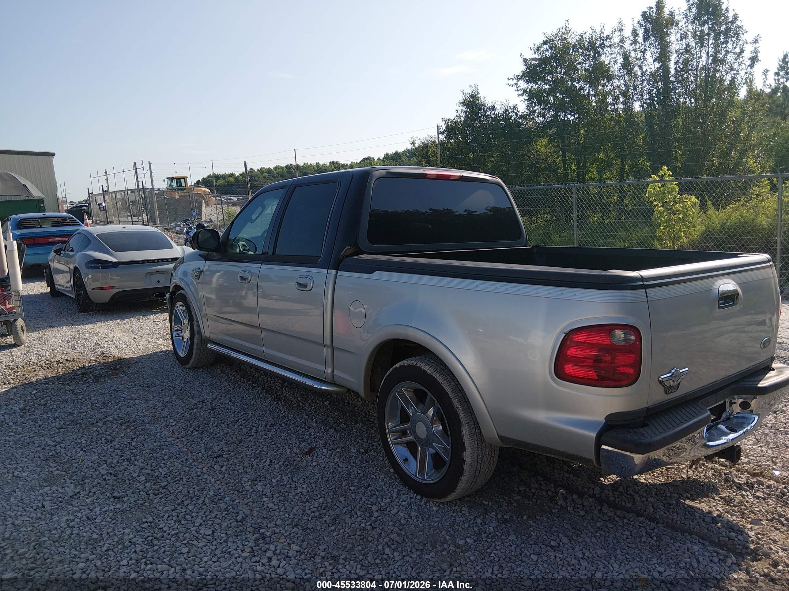 2003 Ford F-150 Lariat Black vin: 1FTRW073X3KC60839