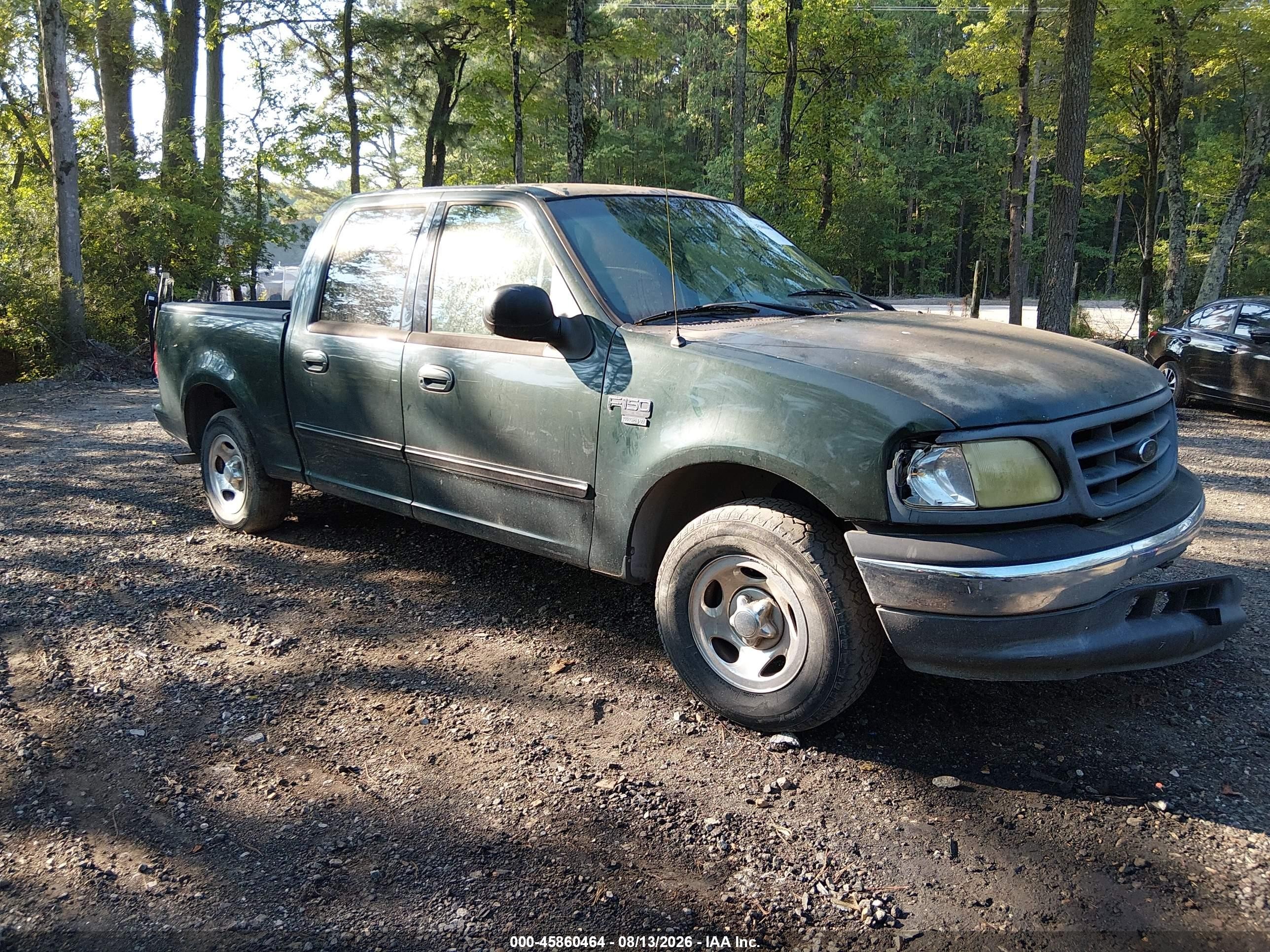 2003 Ford F-150 Lariat/xlt Green vin: 1FTRW07603KA22041