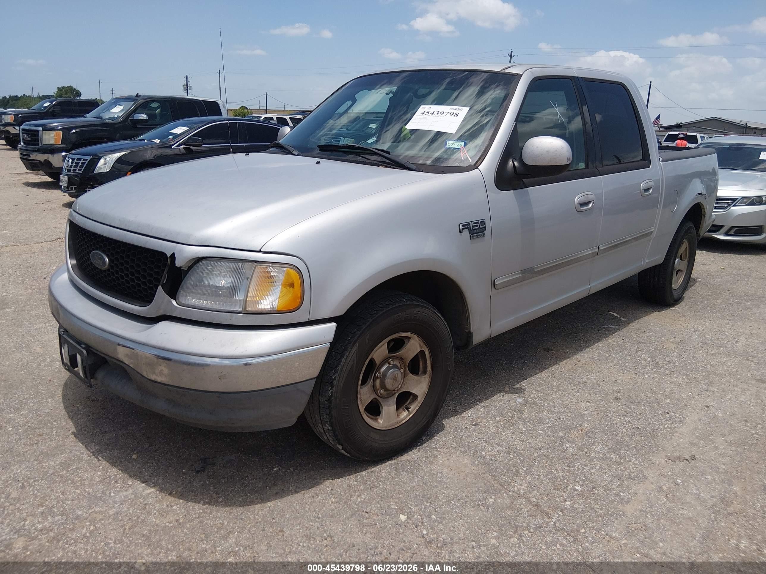 2003 Ford F-150 Lariat/xlt Silver vin: 1FTRW07603KC82276