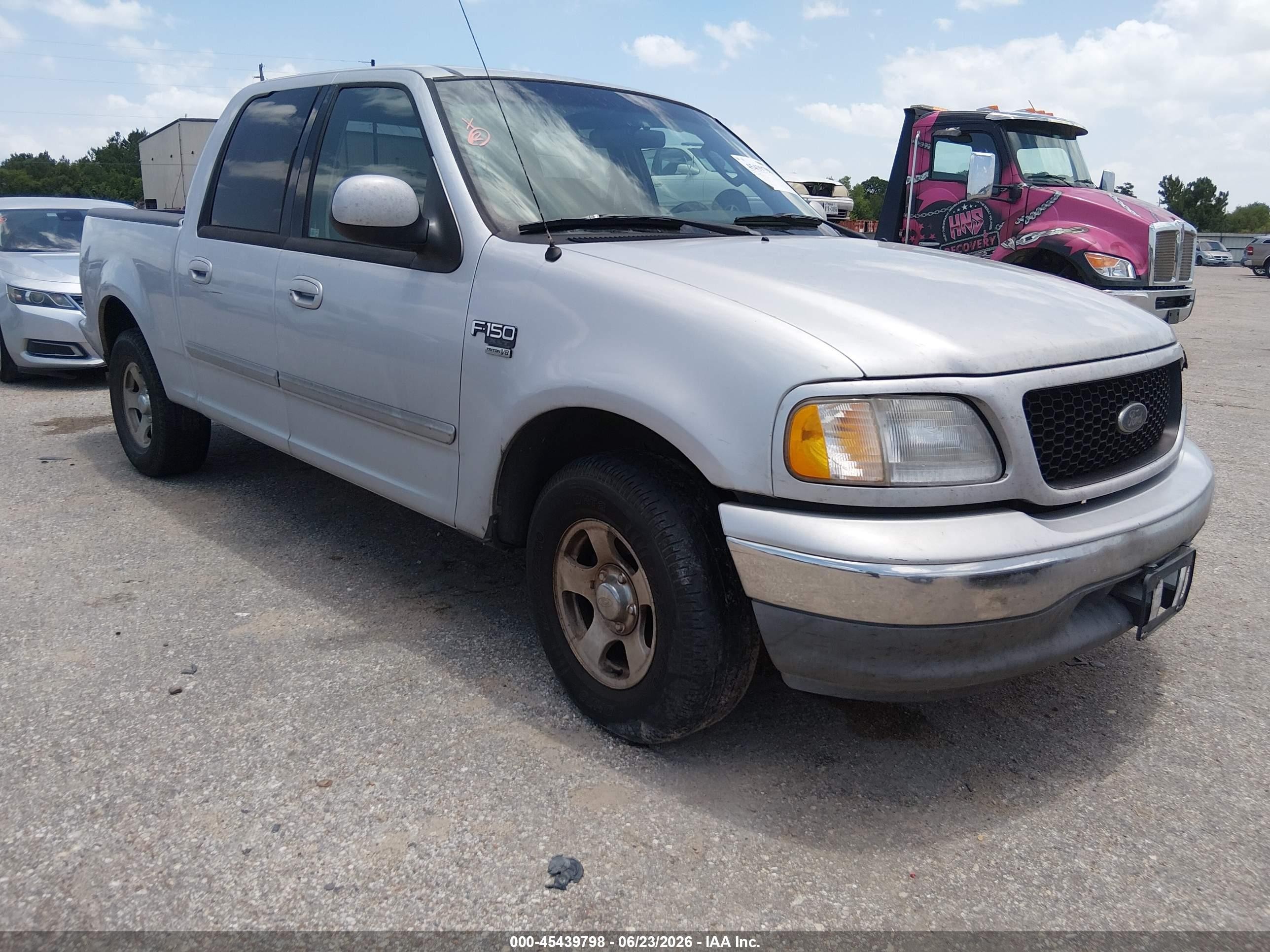 2003 Ford F-150 Lariat/xlt Silver vin: 1FTRW07603KC82276