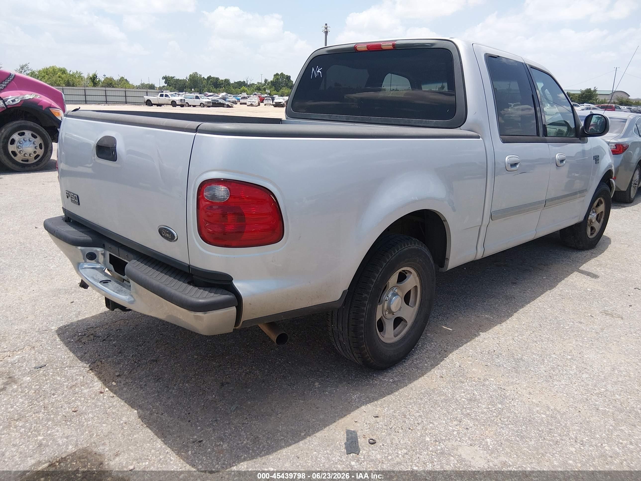 2003 Ford F-150 Lariat/xlt Silver vin: 1FTRW07603KC82276