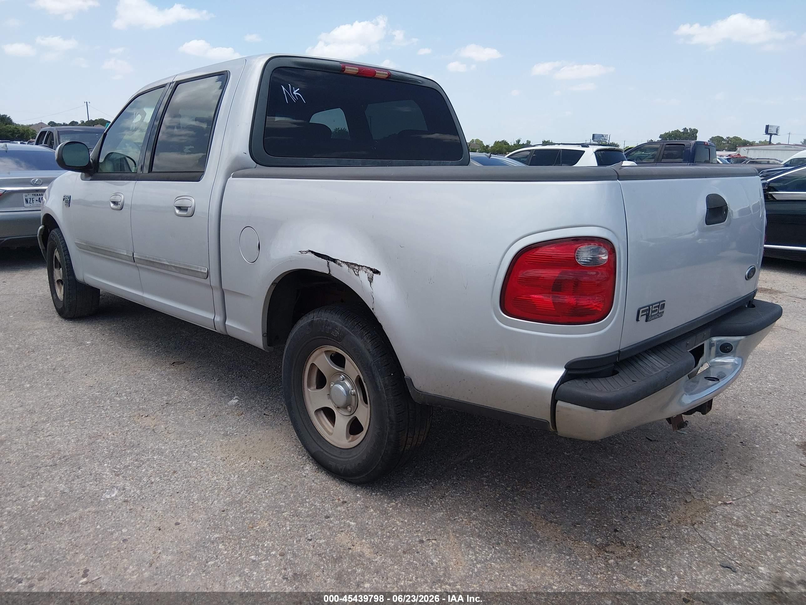 2003 Ford F-150 Lariat/xlt Silver vin: 1FTRW07603KC82276