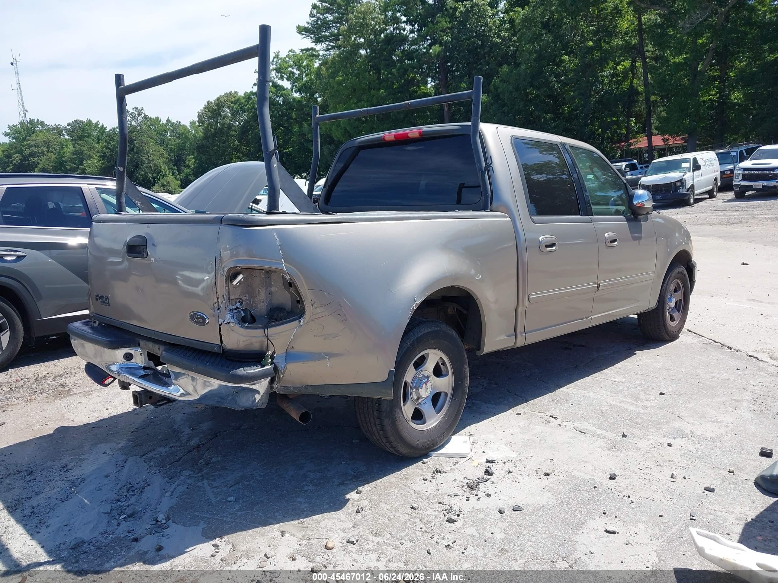 2003 Ford F-150 Lariat/xlt Gold vin: 1FTRW07603KD36241